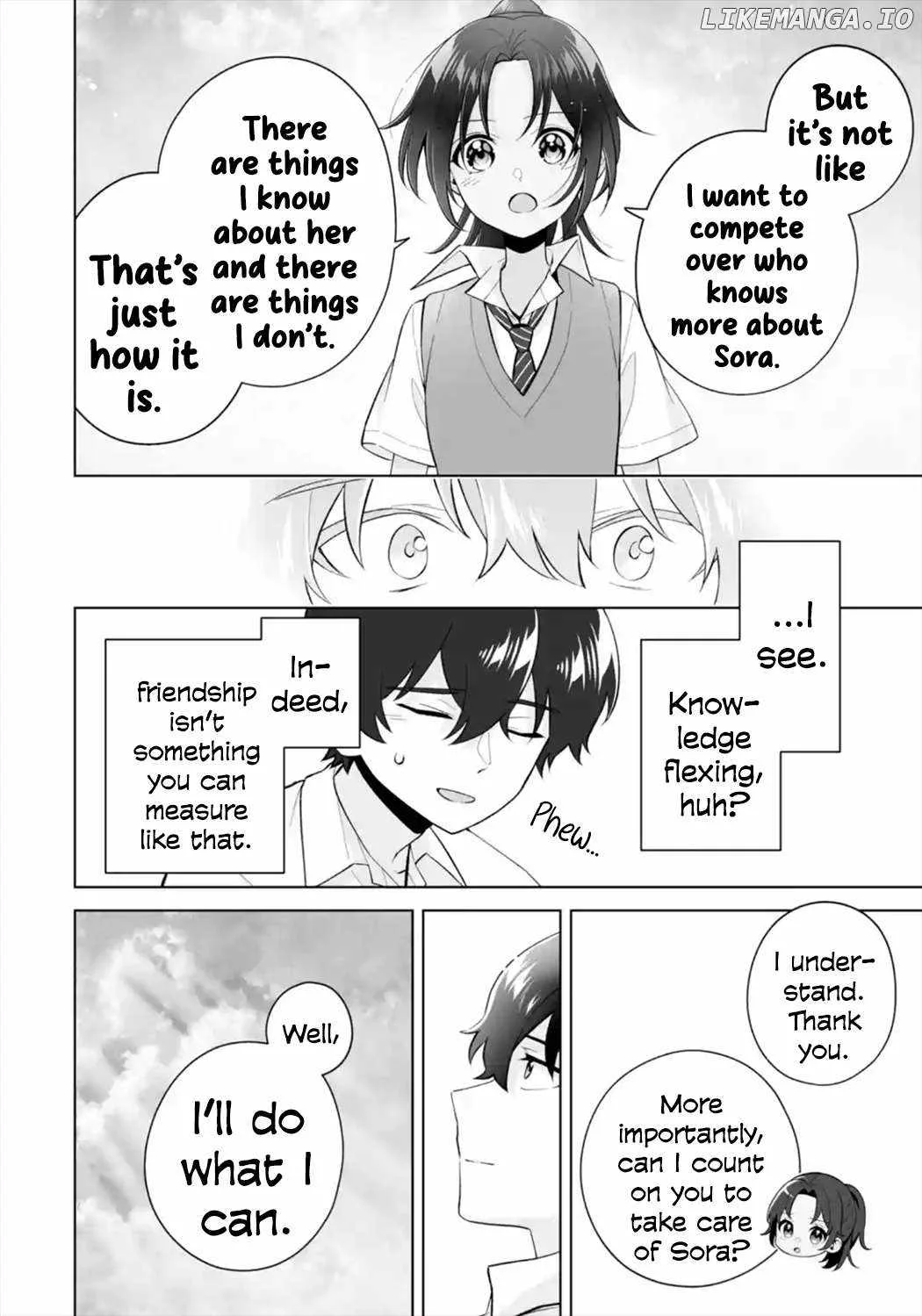 Please Leave Me Alone (For Some Reason, She Wants to Change a Lone Wolf's Helpless High School Life.) Chapter 29 page 30