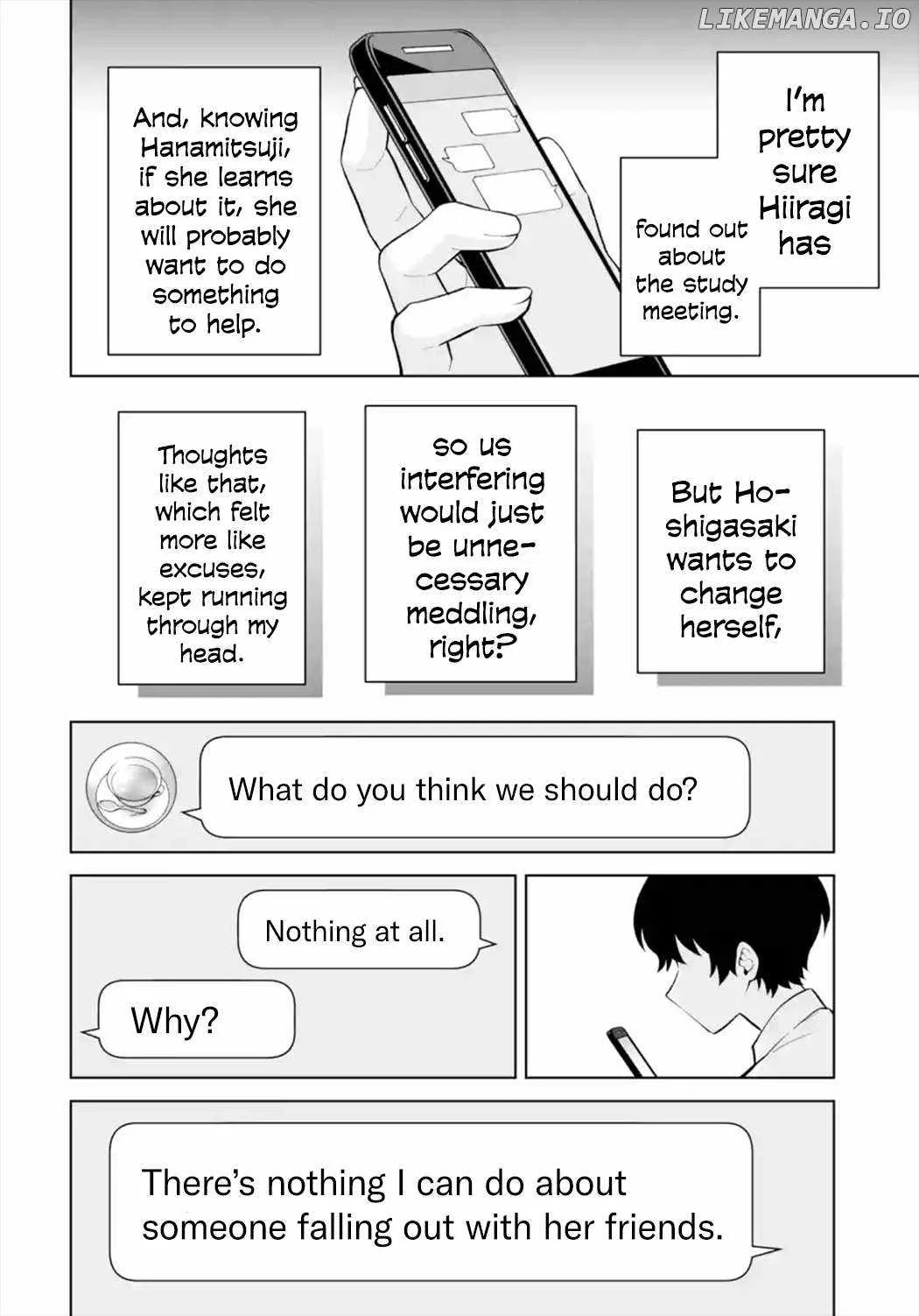 Please Leave Me Alone (For Some Reason, She Wants to Change a Lone Wolf's Helpless High School Life.) Chapter 29 page 22