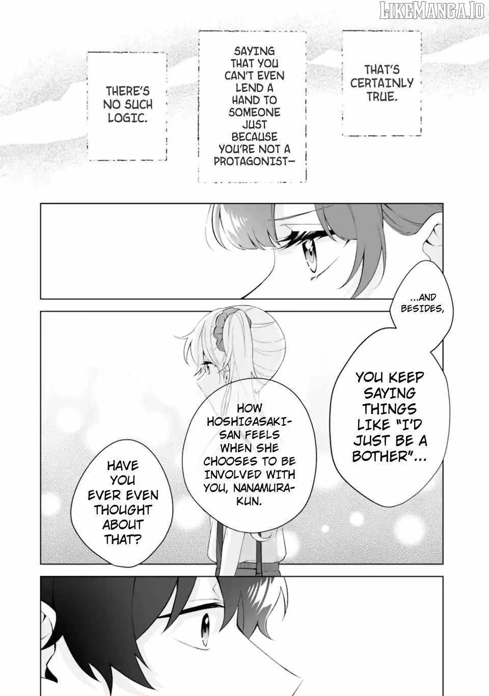 Please Leave Me Alone (For Some Reason, She Wants to Change a Lone Wolf's Helpless High School Life.) Chapter 30.3 page 4