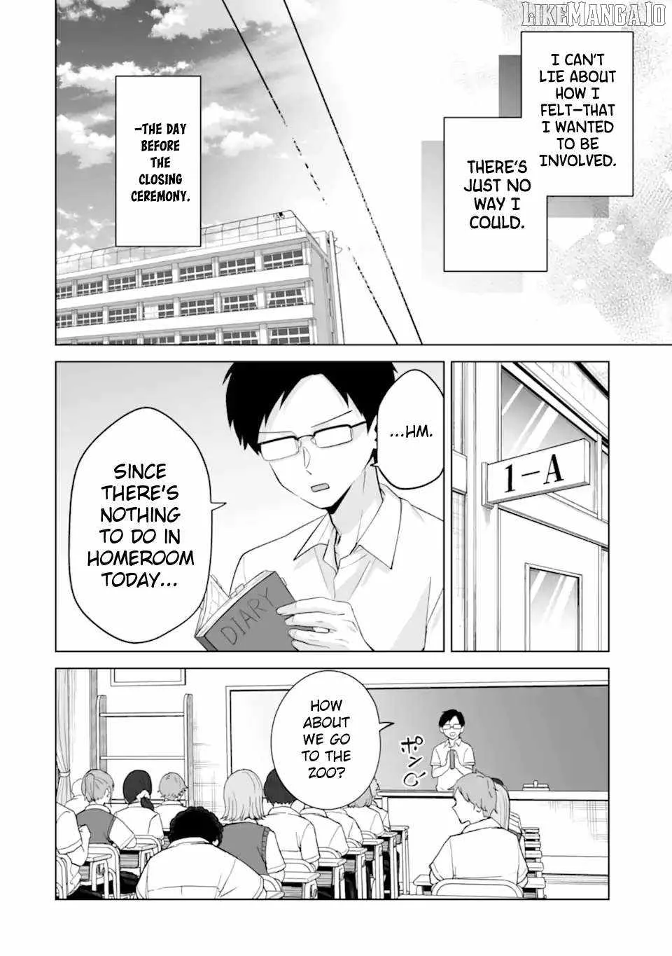 Please Leave Me Alone (For Some Reason, She Wants to Change a Lone Wolf's Helpless High School Life.) Chapter 30.3 page 10