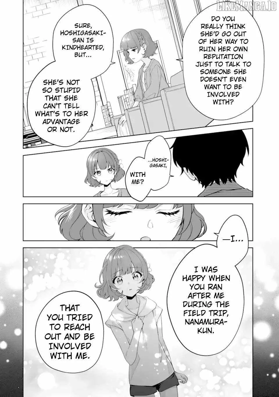 Please Leave Me Alone (For Some Reason, She Wants to Change a Lone Wolf's Helpless High School Life.) Chapter 30.3 page 6