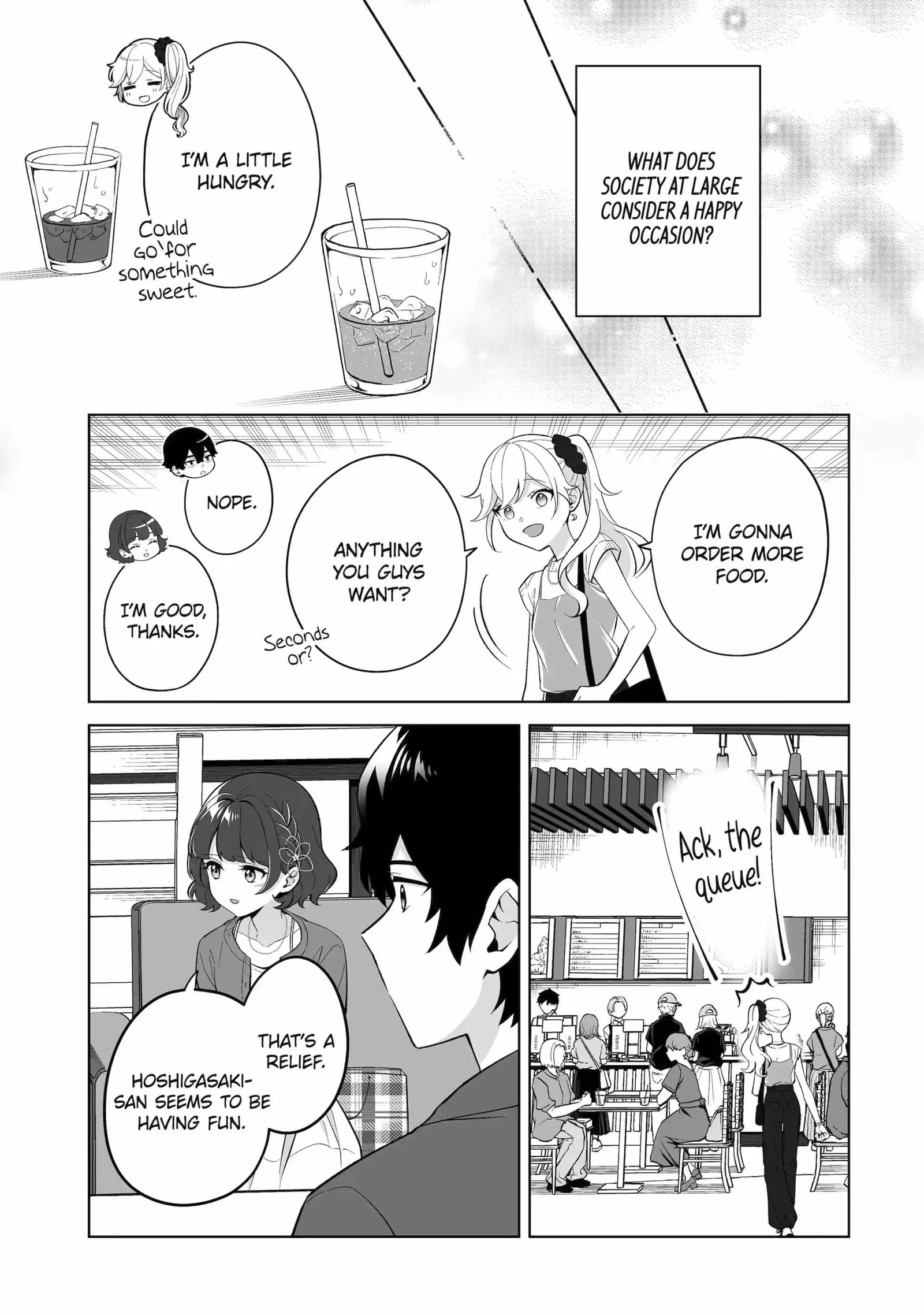 Please Leave Me Alone (For Some Reason, She Wants to Change a Lone Wolf's Helpless High School Life.) Chapter 30.2 page 7