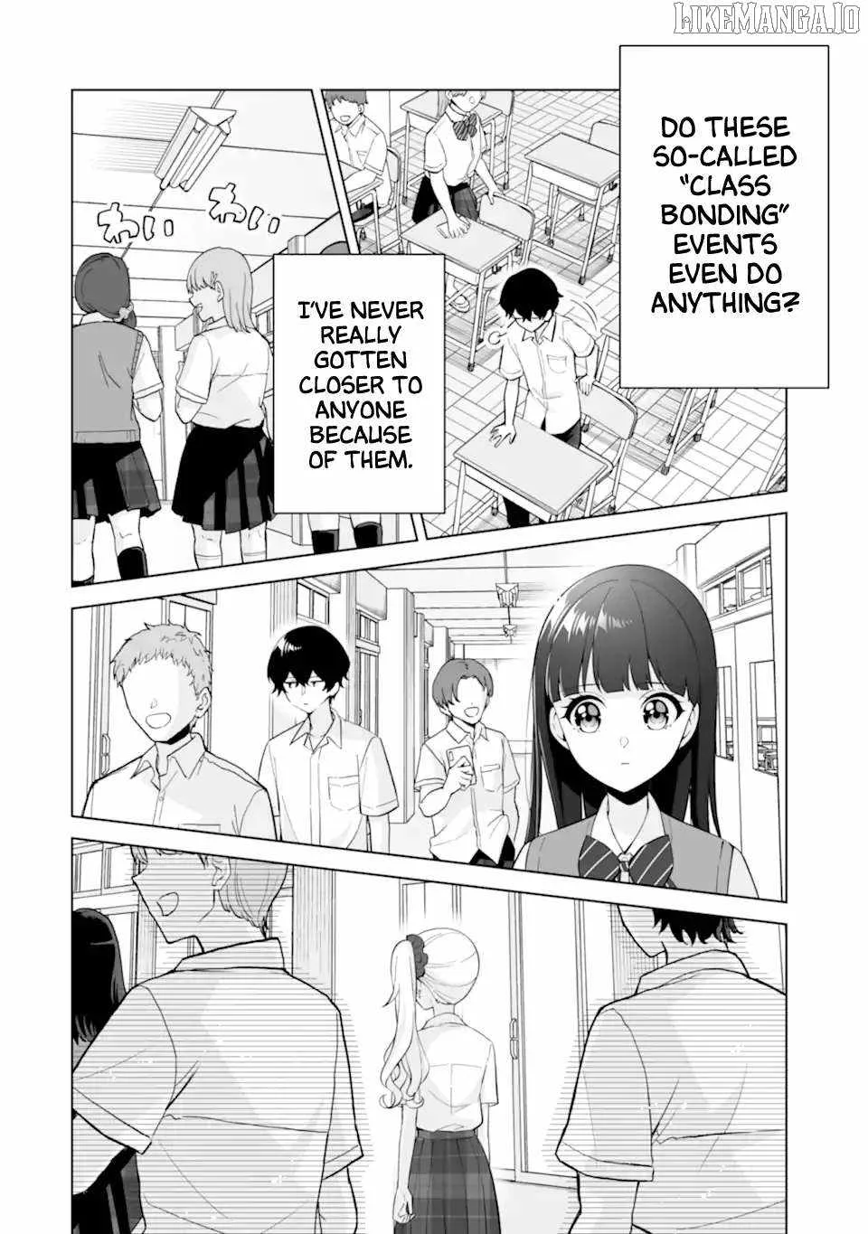 Please Leave Me Alone (For Some Reason, She Wants to Change a Lone Wolf's Helpless High School Life.) Chapter 30.3 page 12