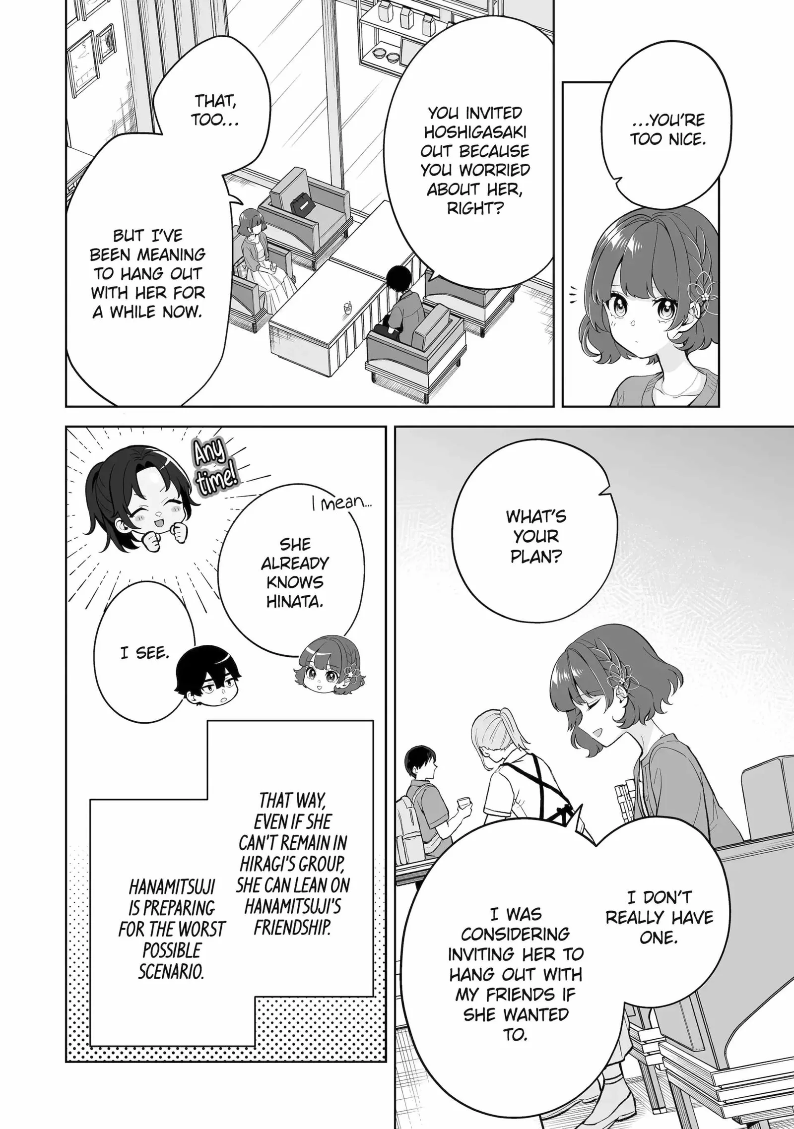 Please Leave Me Alone (For Some Reason, She Wants to Change a Lone Wolf's Helpless High School Life.) Chapter 30.2 page 8