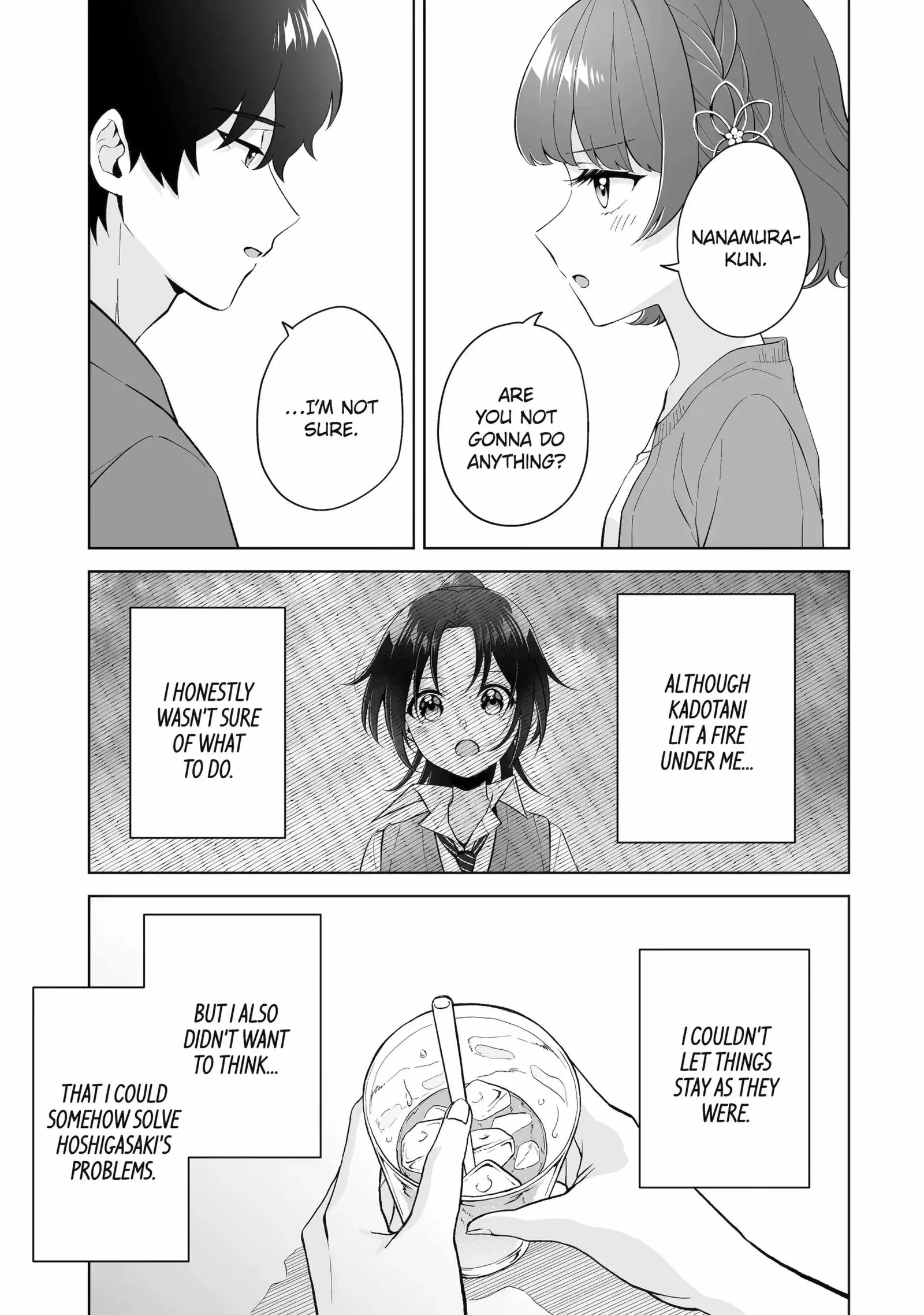 Please Leave Me Alone (For Some Reason, She Wants to Change a Lone Wolf's Helpless High School Life.) Chapter 30.2 page 9