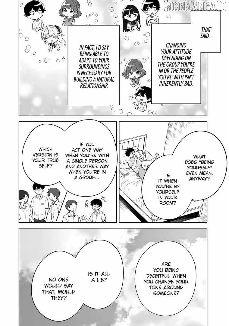 Please Leave Me Alone (For Some Reason, She Wants to Change a Lone Wolf's Helpless High School Life.) Chapter 31 page 22