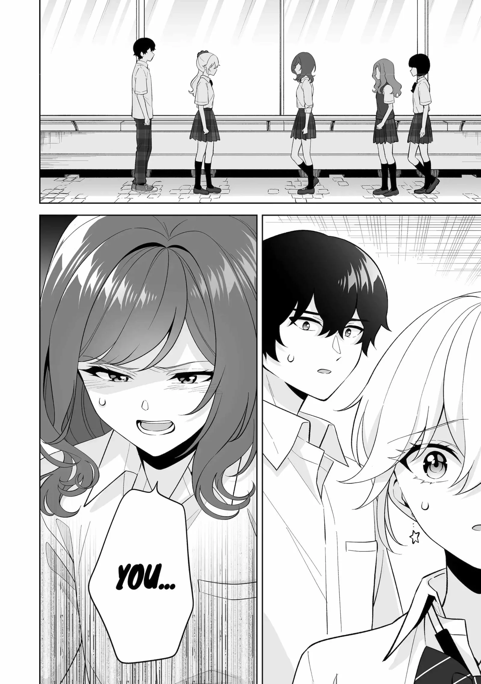 Please Leave Me Alone (For Some Reason, She Wants to Change a Lone Wolf's Helpless High School Life.) Chapter 32.1 page 2