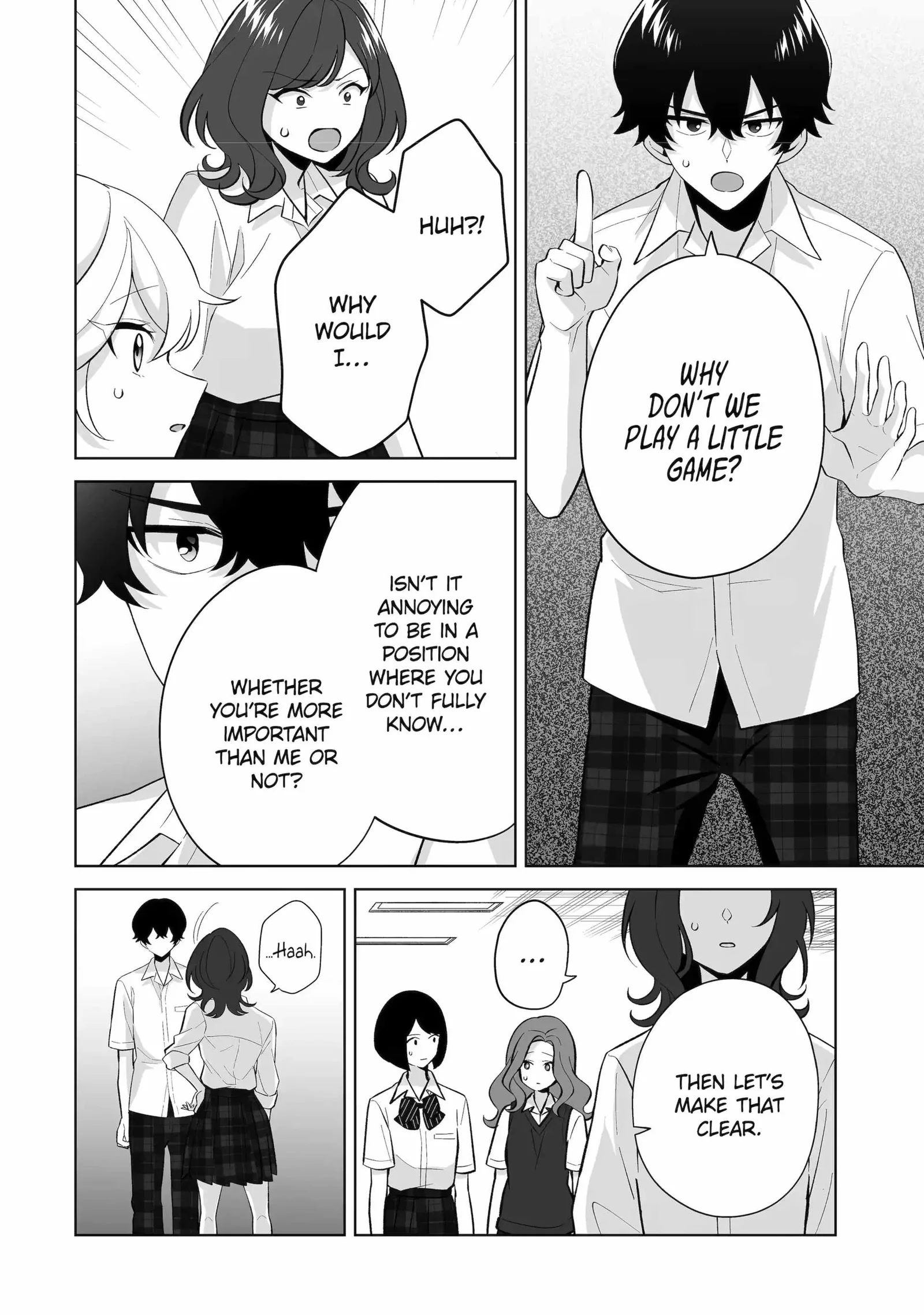 Please Leave Me Alone (For Some Reason, She Wants to Change a Lone Wolf's Helpless High School Life.) Chapter 32.1 page 8