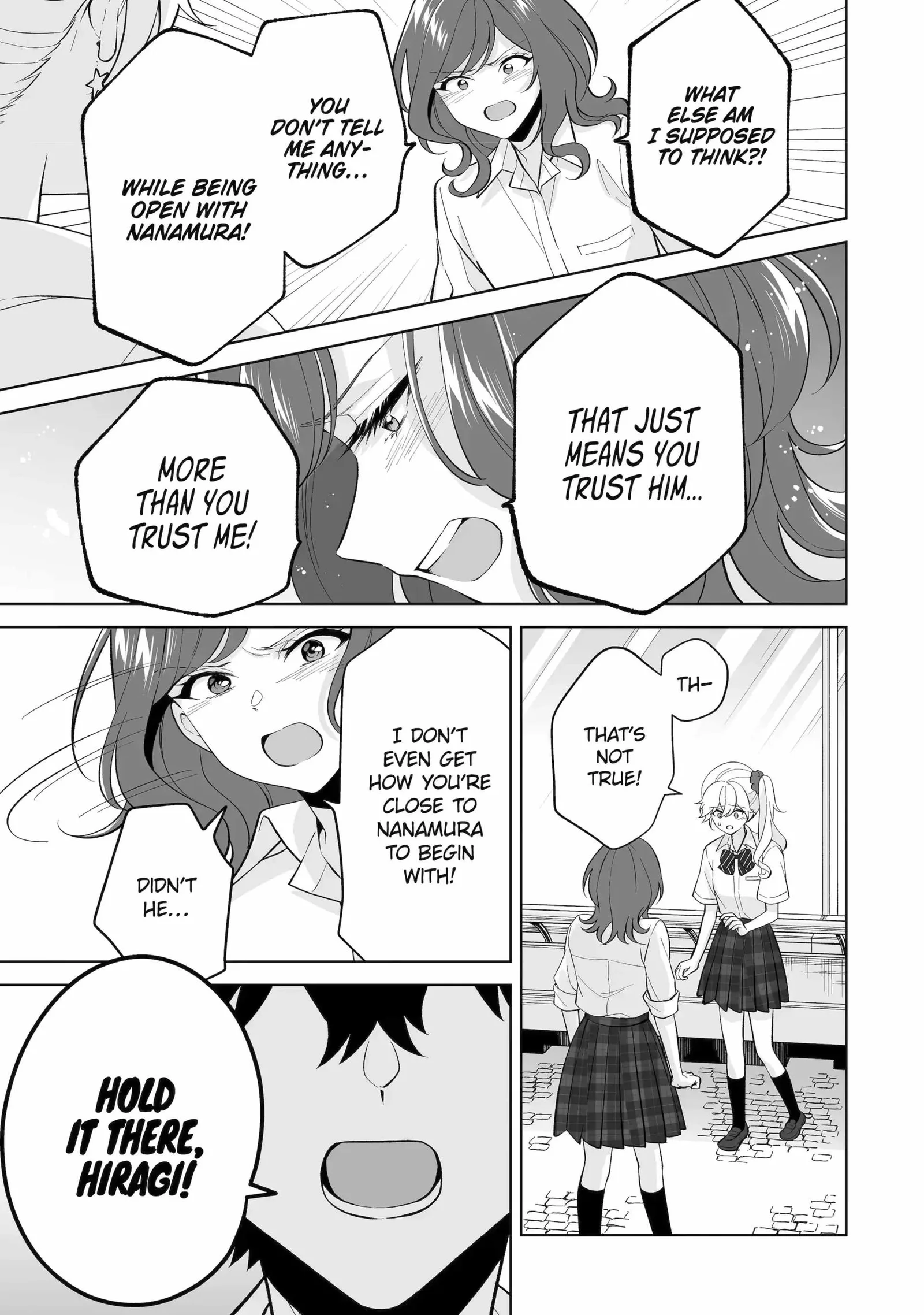 Please Leave Me Alone (For Some Reason, She Wants to Change a Lone Wolf's Helpless High School Life.) Chapter 32.1 page 7