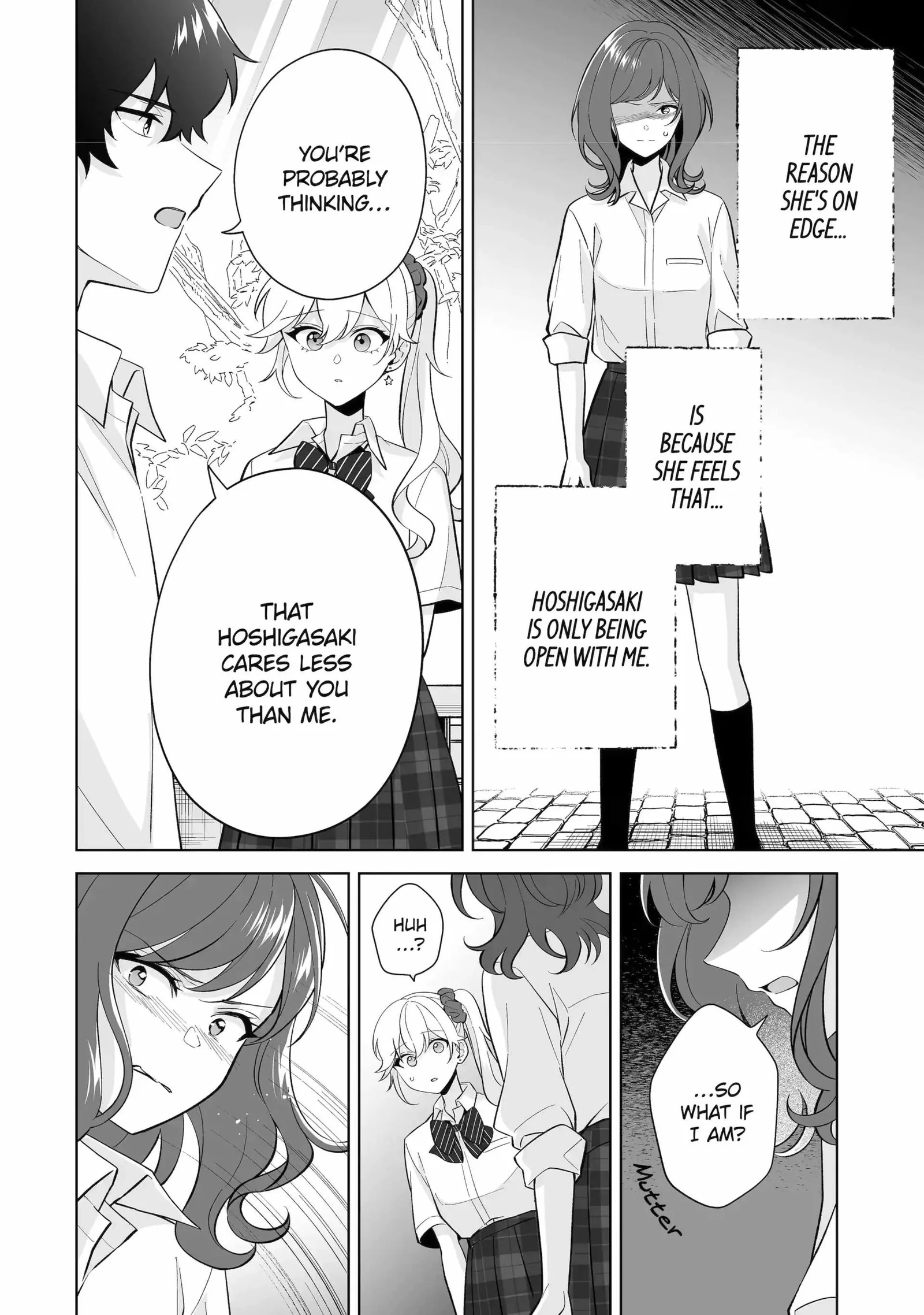 Please Leave Me Alone (For Some Reason, She Wants to Change a Lone Wolf's Helpless High School Life.) Chapter 32.1 page 6