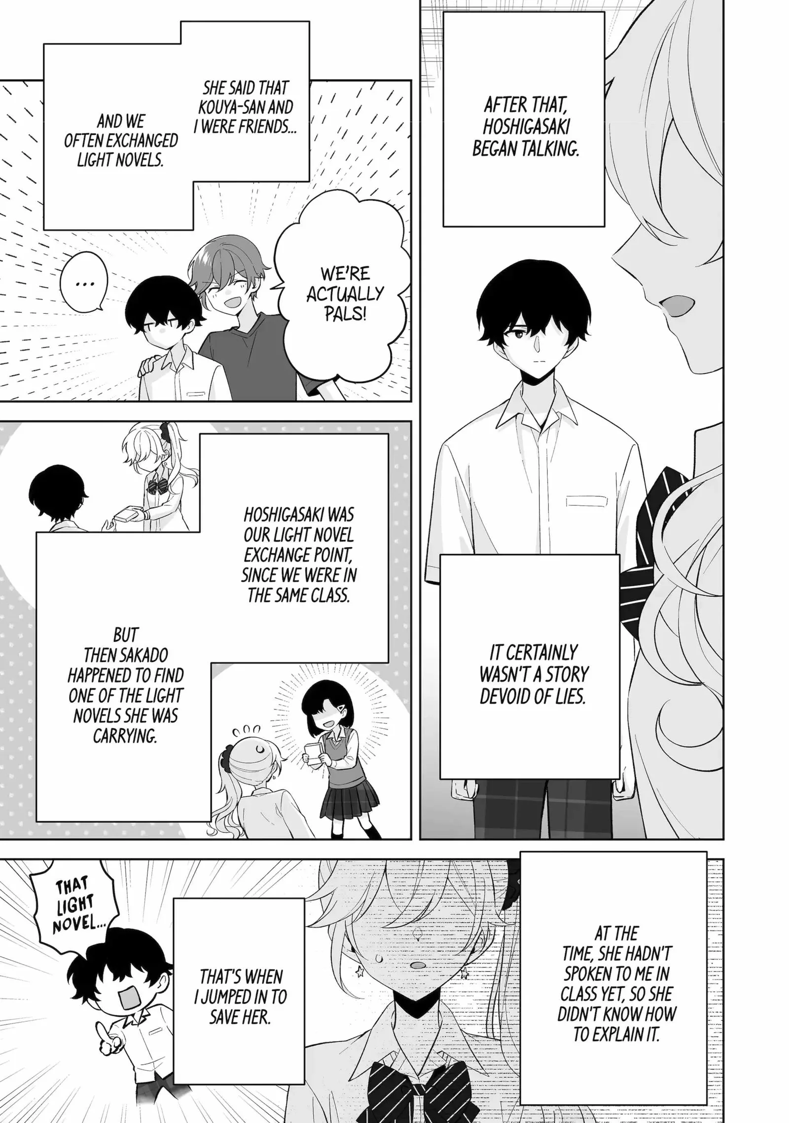 Please Leave Me Alone (For Some Reason, She Wants to Change a Lone Wolf's Helpless High School Life.) Chapter 32.2 page 5