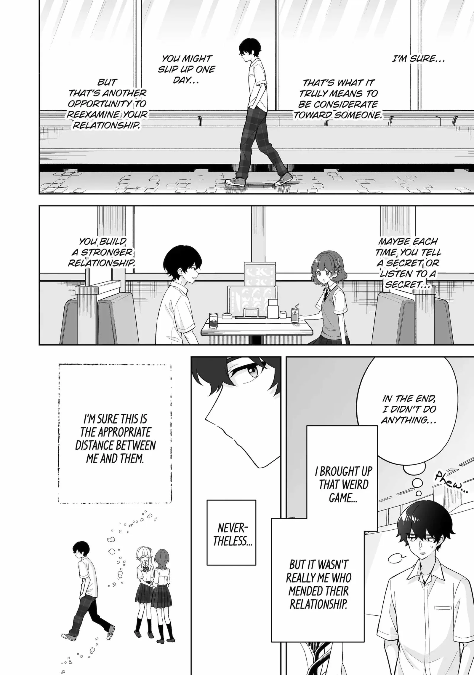 Please Leave Me Alone (For Some Reason, She Wants to Change a Lone Wolf's Helpless High School Life.) Chapter 32.2 page 10