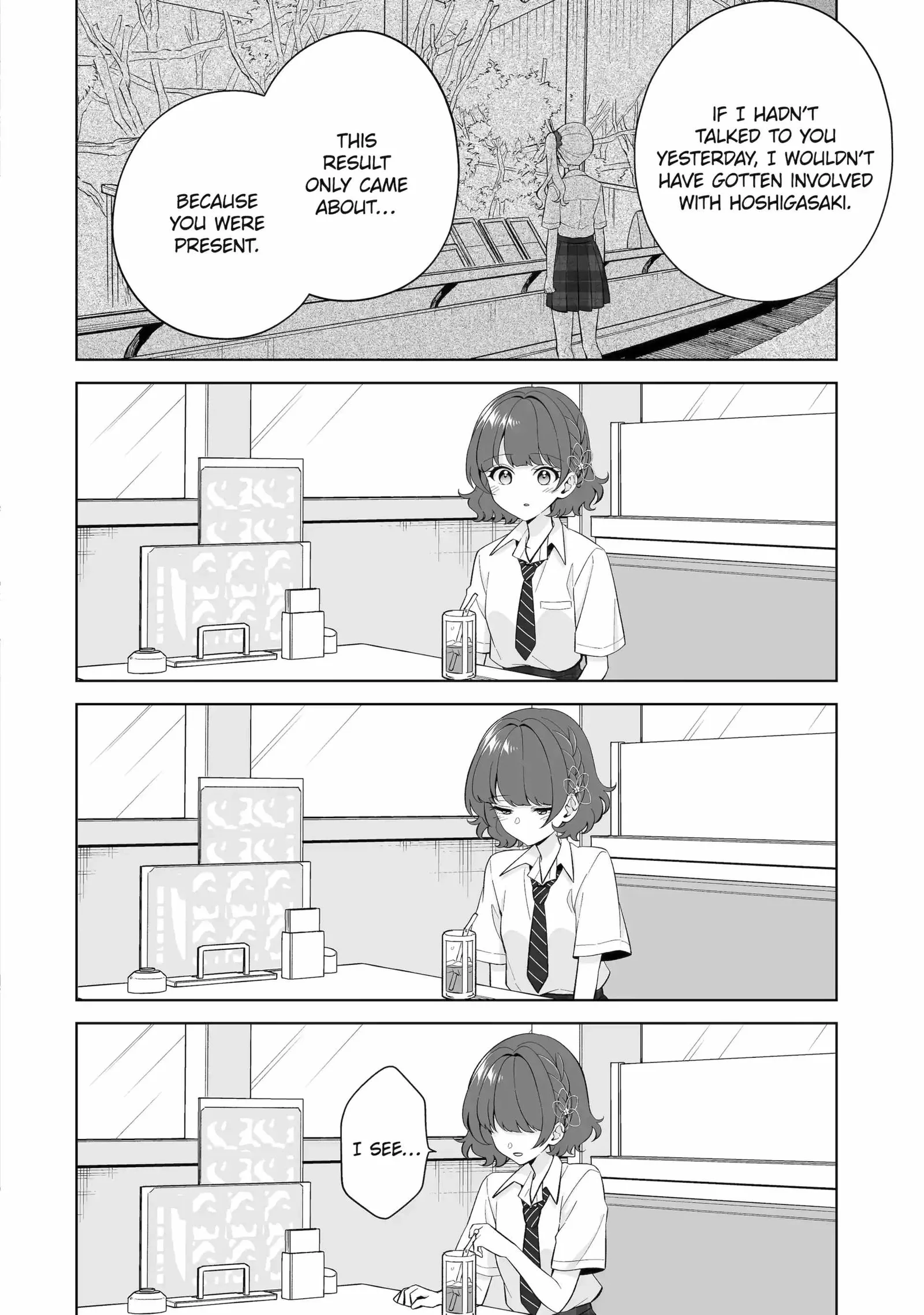 Please Leave Me Alone (For Some Reason, She Wants to Change a Lone Wolf's Helpless High School Life.) Chapter 32.3 page 8