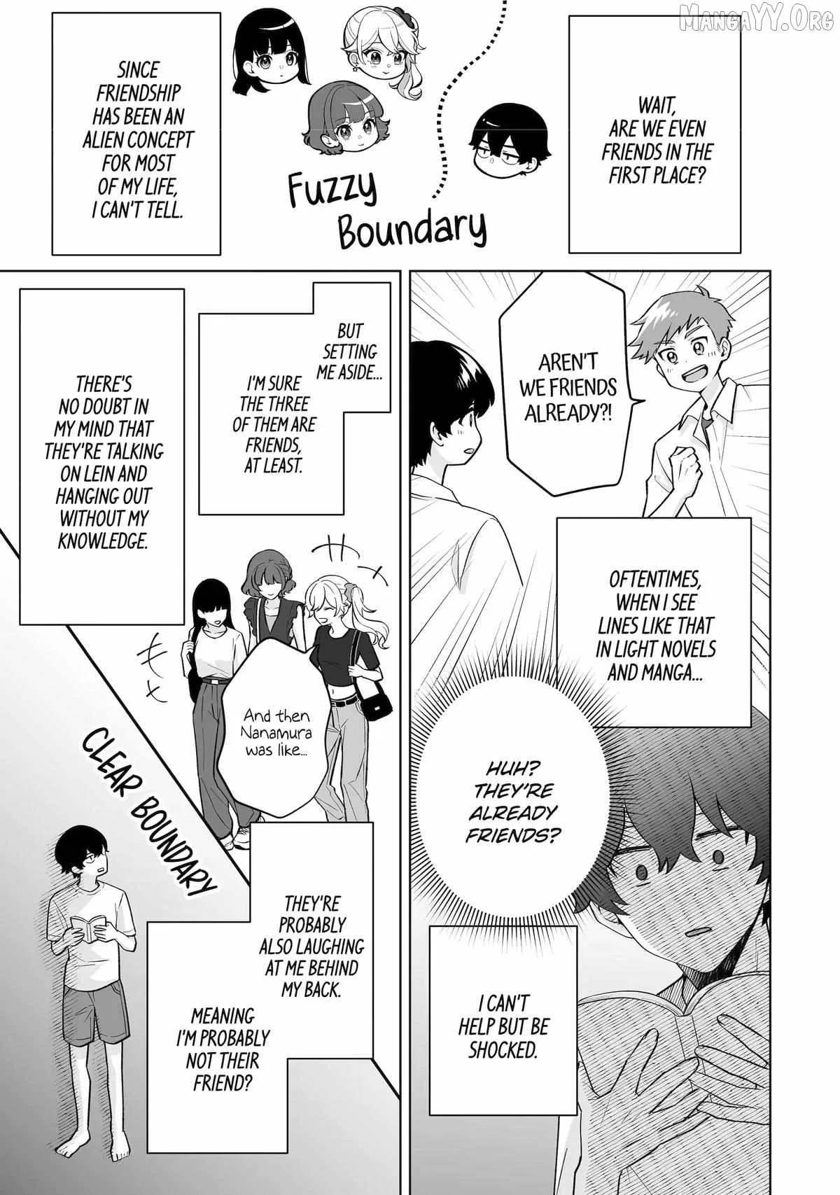 Please Leave Me Alone (For Some Reason, She Wants to Change a Lone Wolf's Helpless High School Life.) Chapter 35 page 7