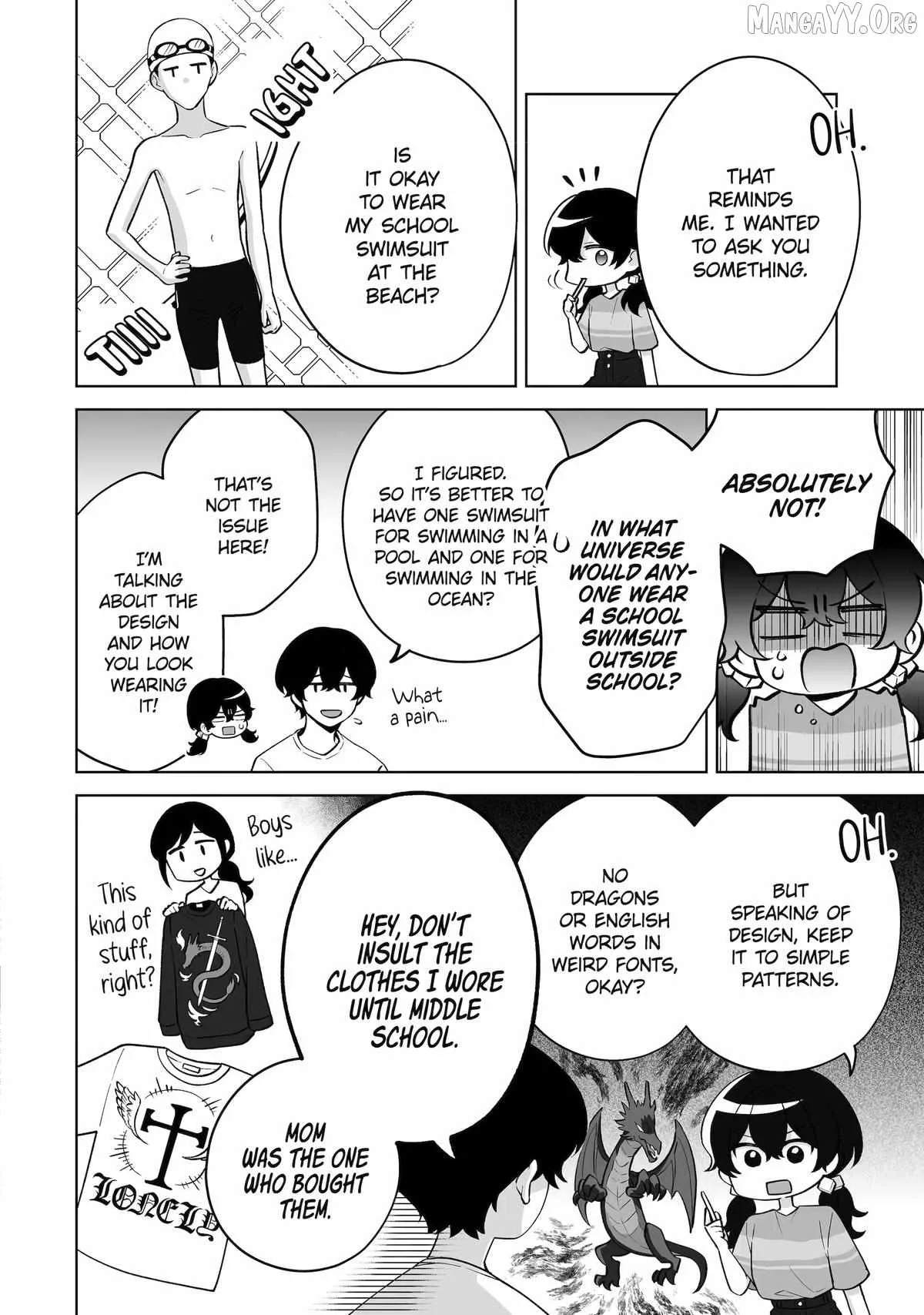 Please Leave Me Alone (For Some Reason, She Wants to Change a Lone Wolf's Helpless High School Life.) Chapter 35 page 10