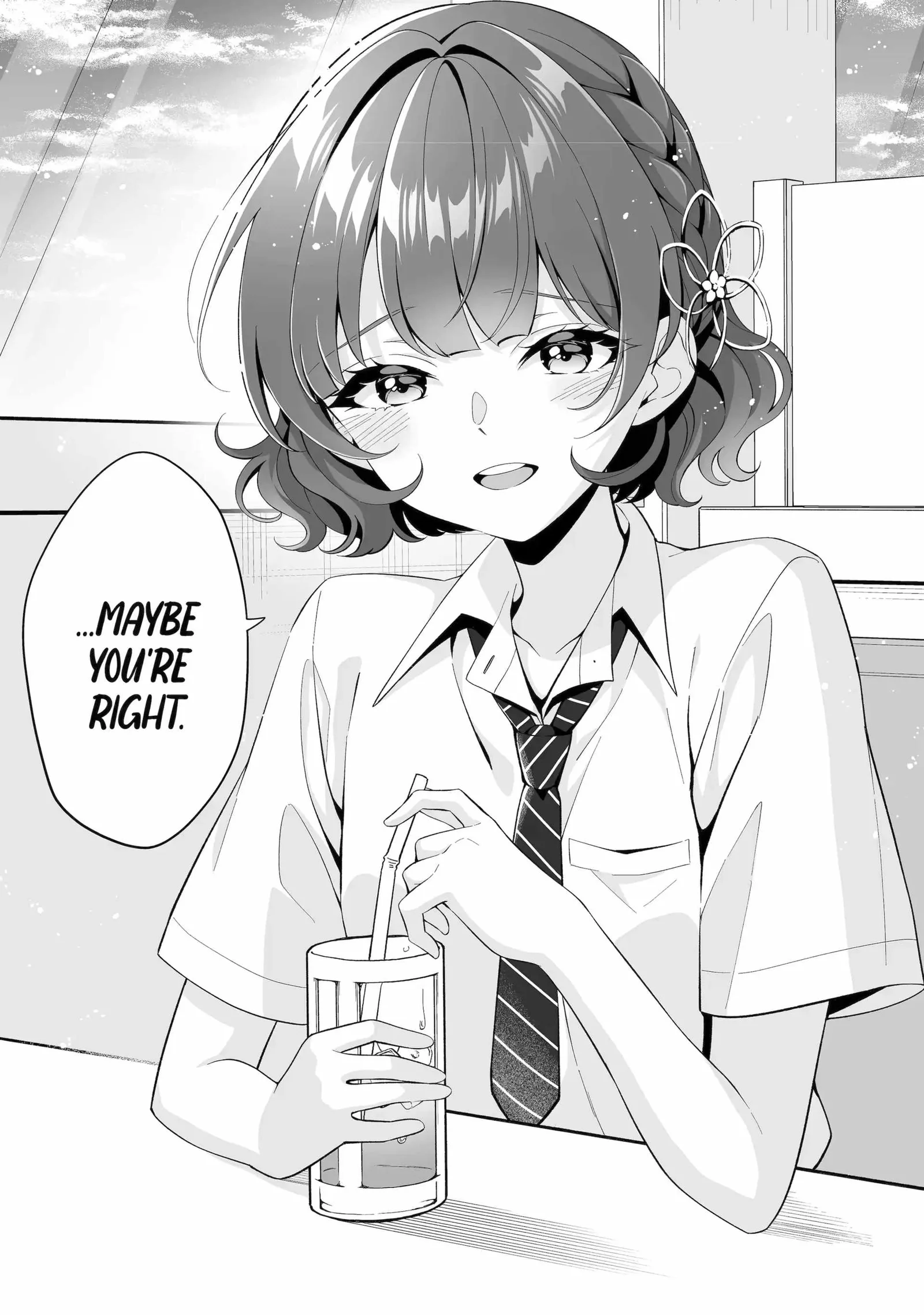 Please Leave Me Alone (For Some Reason, She Wants to Change a Lone Wolf's Helpless High School Life.) Chapter 32.3 page 9