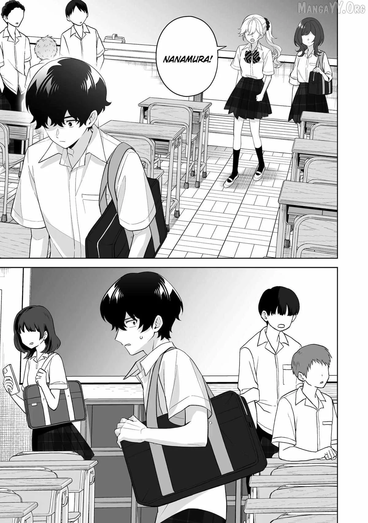 Please Leave Me Alone (For Some Reason, She Wants to Change a Lone Wolf's Helpless High School Life.) Chapter 33 page 3