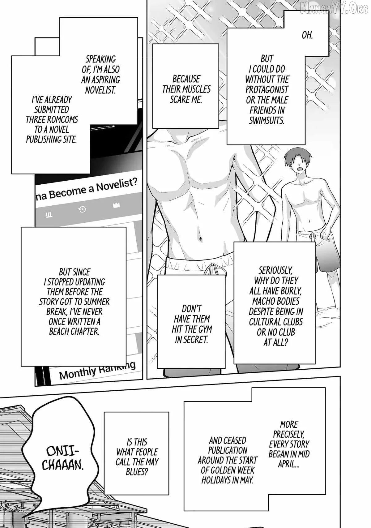 Please Leave Me Alone (For Some Reason, She Wants to Change a Lone Wolf's Helpless High School Life.) Chapter 34 page 3