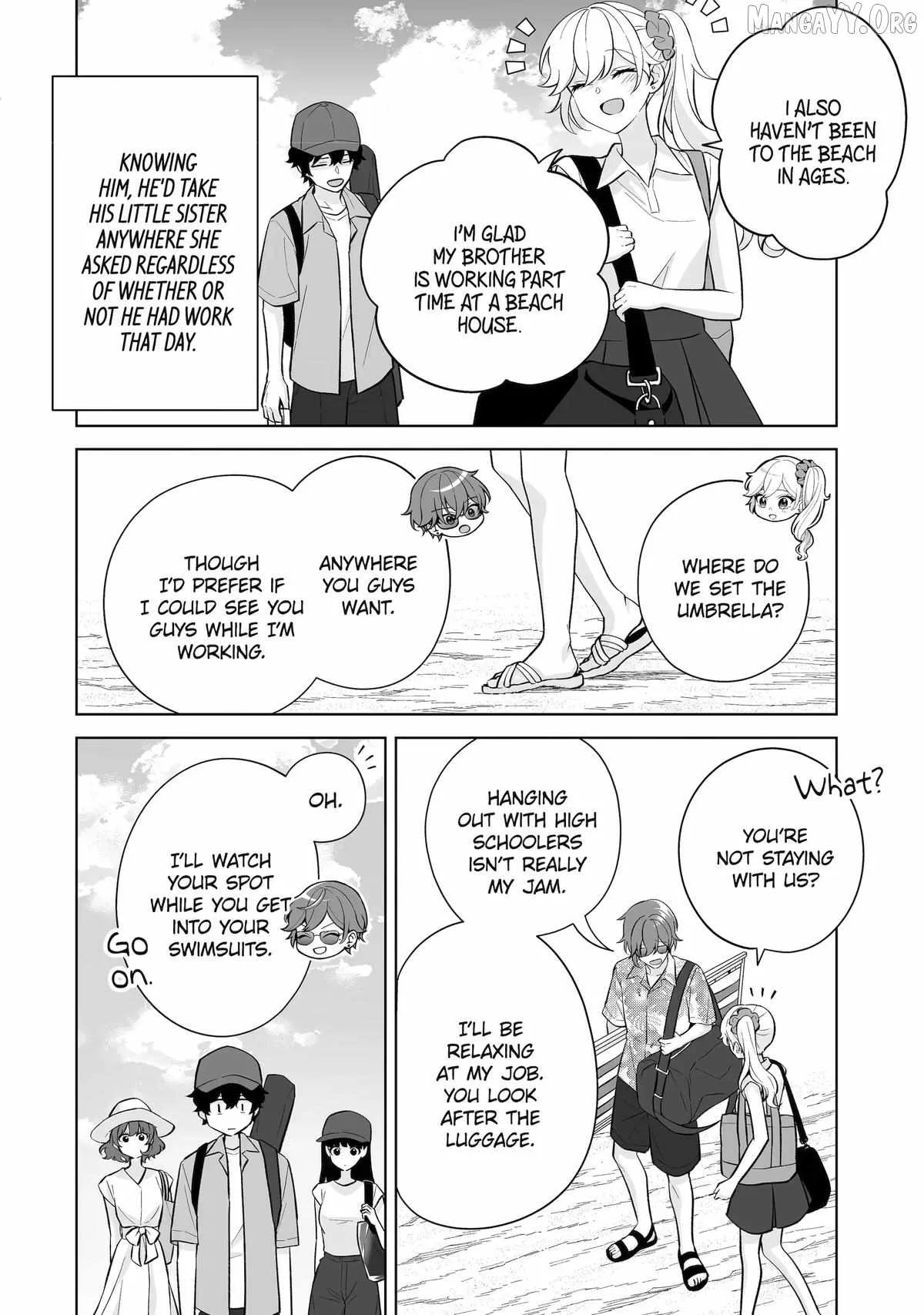Please Leave Me Alone (For Some Reason, She Wants to Change a Lone Wolf's Helpless High School Life.) Chapter 35 page 20