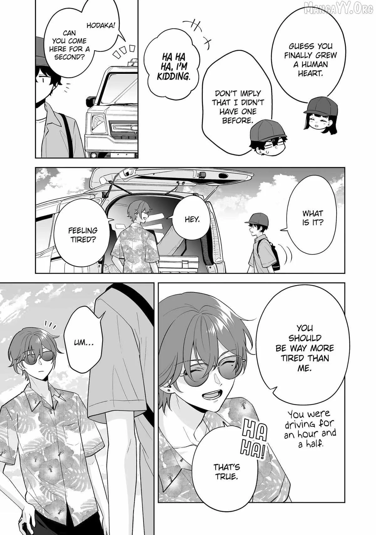 Please Leave Me Alone (For Some Reason, She Wants to Change a Lone Wolf's Helpless High School Life.) Chapter 35 page 17