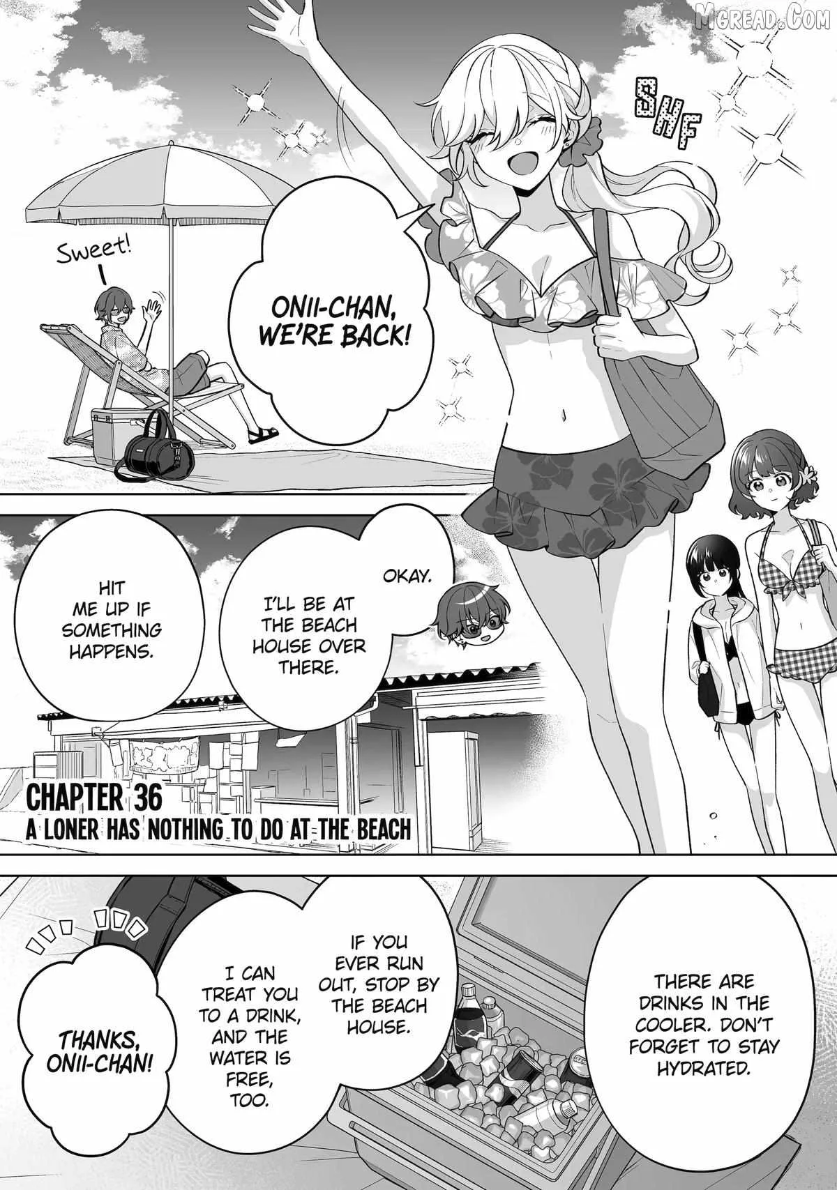 Please Leave Me Alone (For Some Reason, She Wants to Change a Lone Wolf's Helpless High School Life.) Chapter 36 page 1