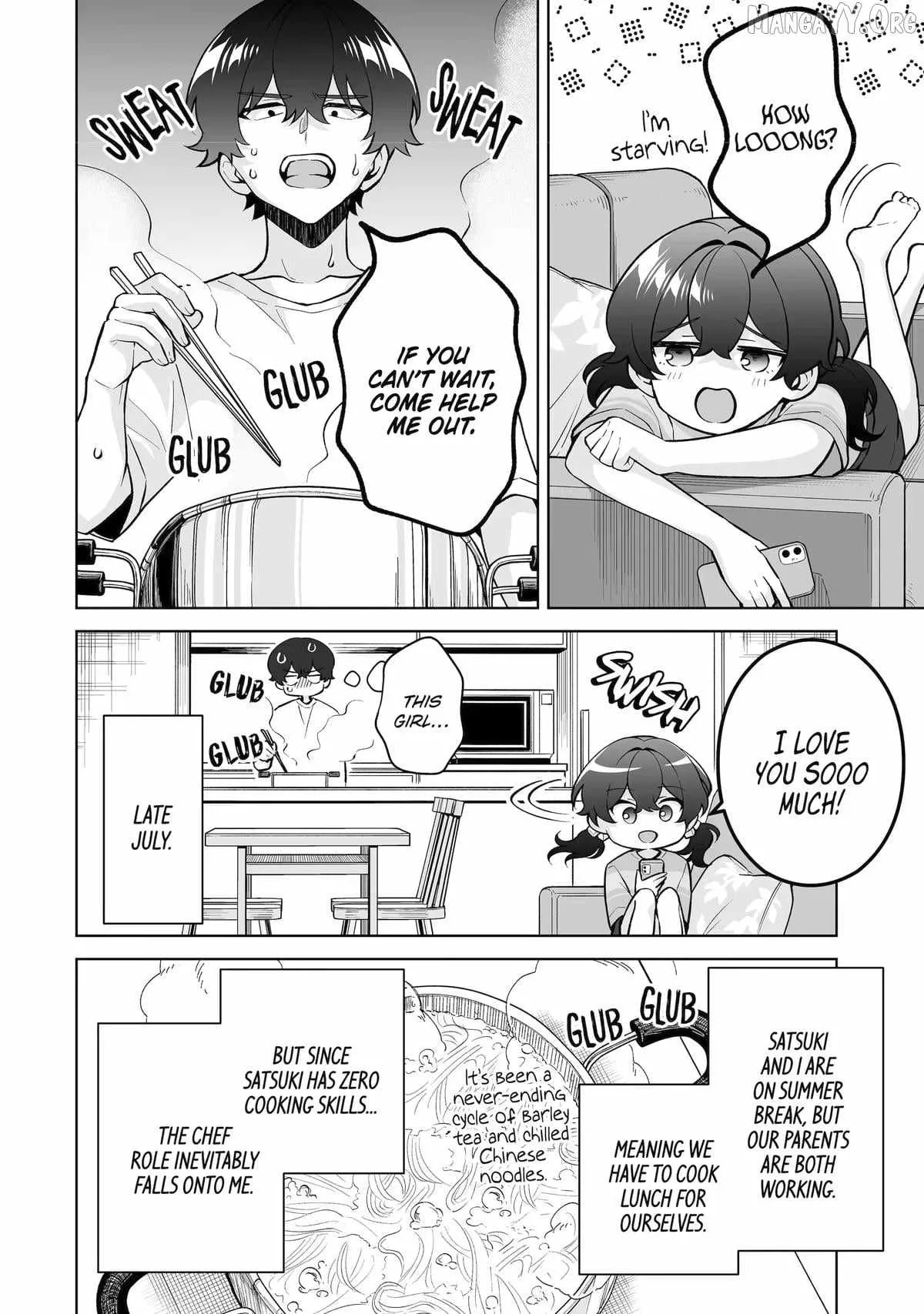 Please Leave Me Alone (For Some Reason, She Wants to Change a Lone Wolf's Helpless High School Life.) Chapter 34 page 4