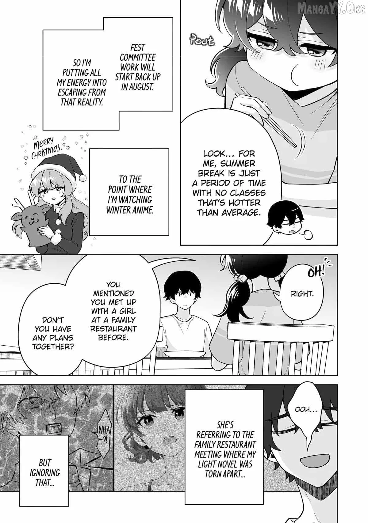 Please Leave Me Alone (For Some Reason, She Wants to Change a Lone Wolf's Helpless High School Life.) Chapter 34 page 9