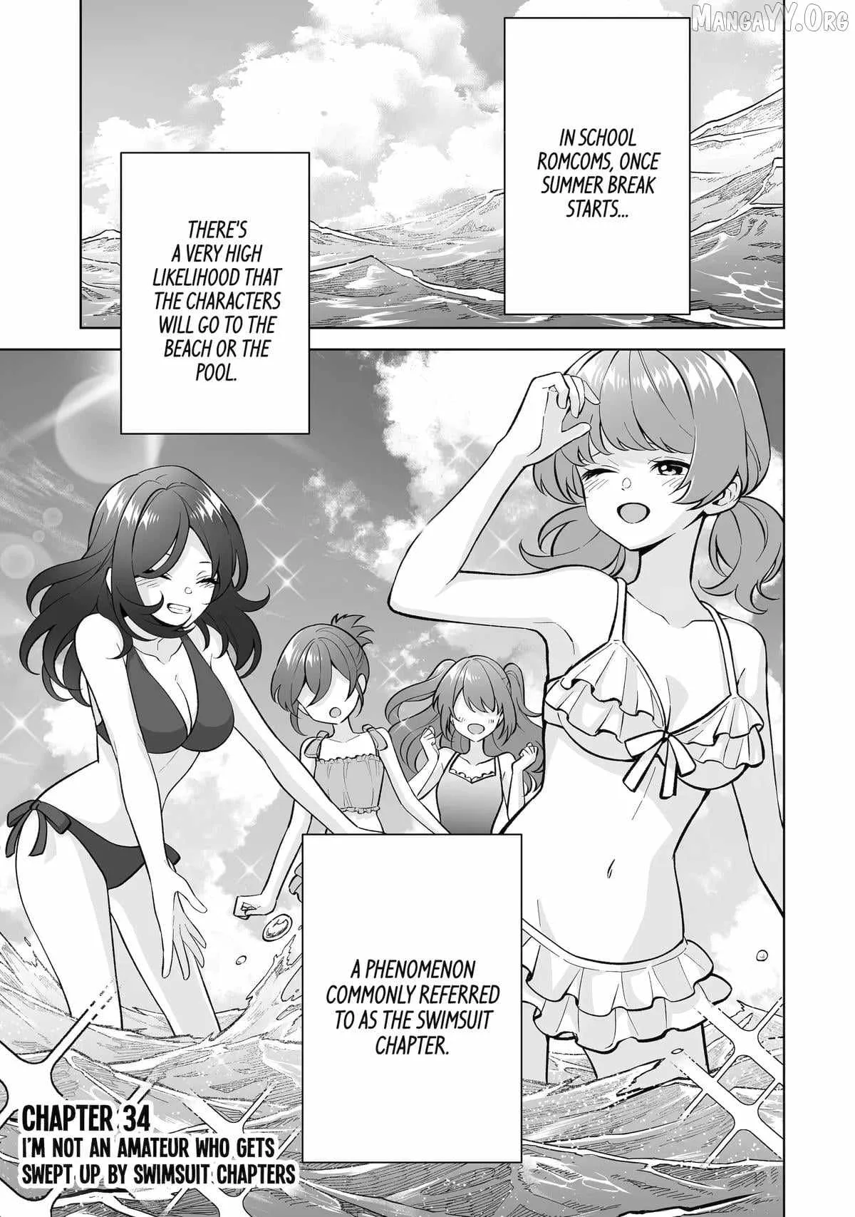 Please Leave Me Alone (For Some Reason, She Wants to Change a Lone Wolf's Helpless High School Life.) Chapter 34 page 1