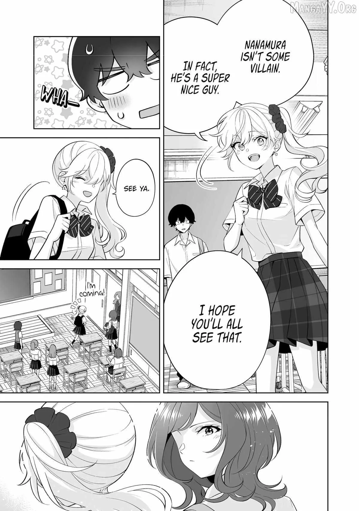 Please Leave Me Alone (For Some Reason, She Wants to Change a Lone Wolf's Helpless High School Life.) Chapter 33 page 11