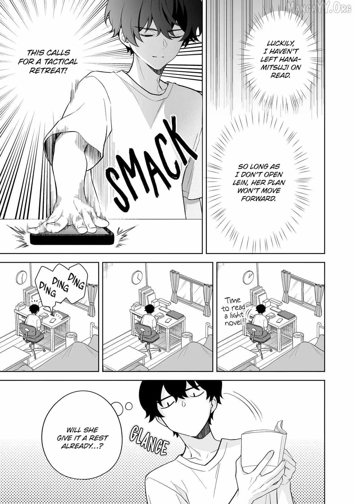 Please Leave Me Alone (For Some Reason, She Wants to Change a Lone Wolf's Helpless High School Life.) Chapter 34 page 15