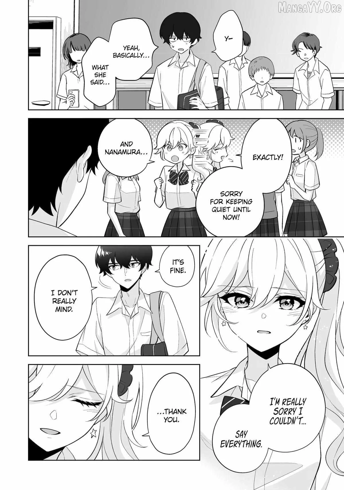 Please Leave Me Alone (For Some Reason, She Wants to Change a Lone Wolf's Helpless High School Life.) Chapter 33 page 10