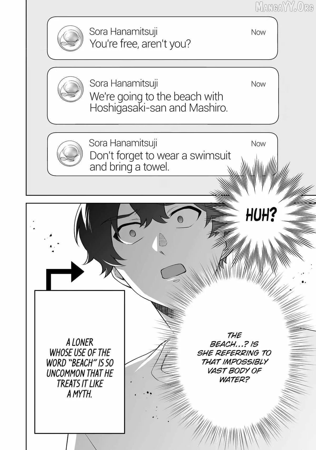 Please Leave Me Alone (For Some Reason, She Wants to Change a Lone Wolf's Helpless High School Life.) Chapter 34 page 16