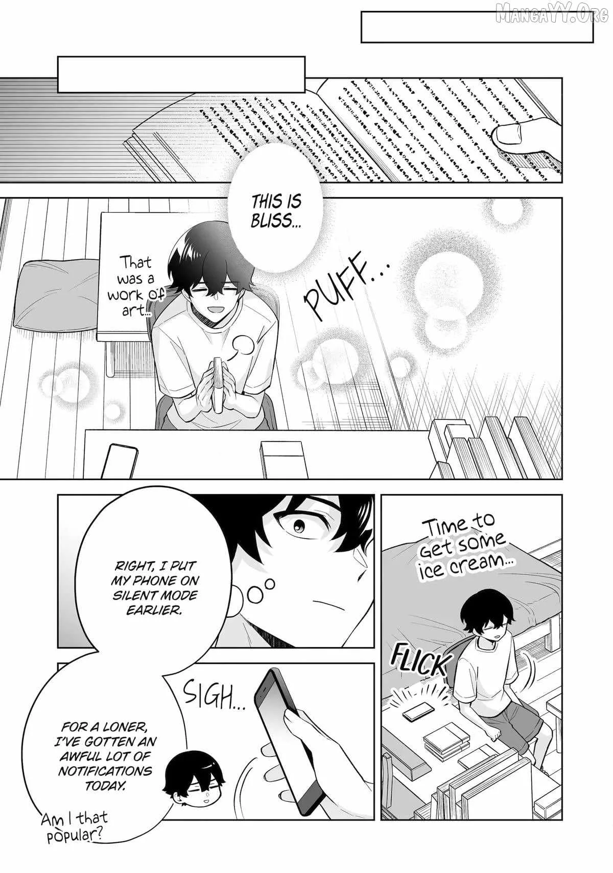 Please Leave Me Alone (For Some Reason, She Wants to Change a Lone Wolf's Helpless High School Life.) Chapter 34 page 25