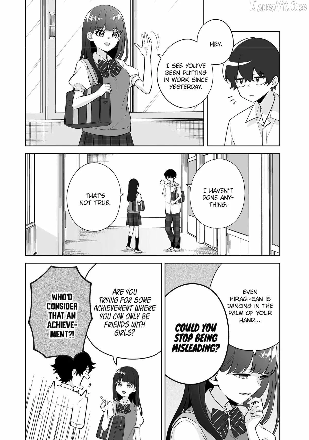 Please Leave Me Alone (For Some Reason, She Wants to Change a Lone Wolf's Helpless High School Life.) Chapter 33 page 14