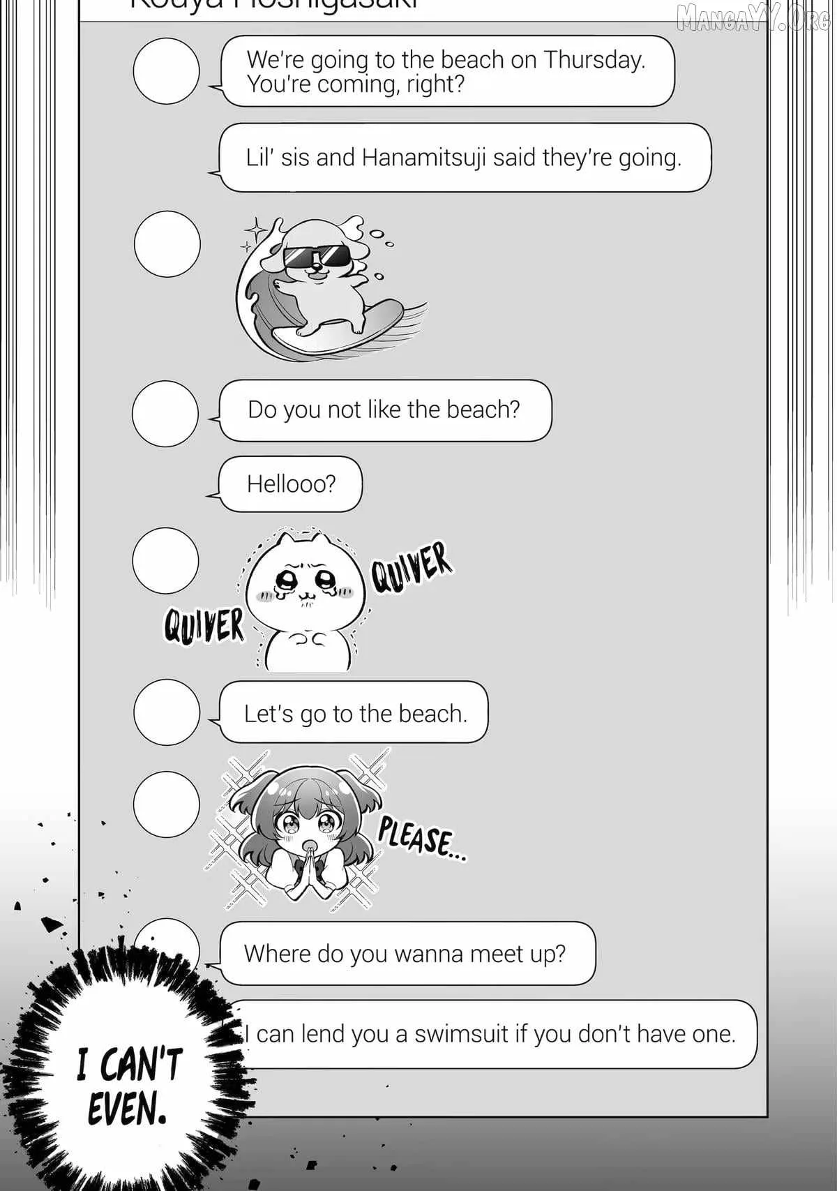 Please Leave Me Alone (For Some Reason, She Wants to Change a Lone Wolf's Helpless High School Life.) Chapter 34 page 27