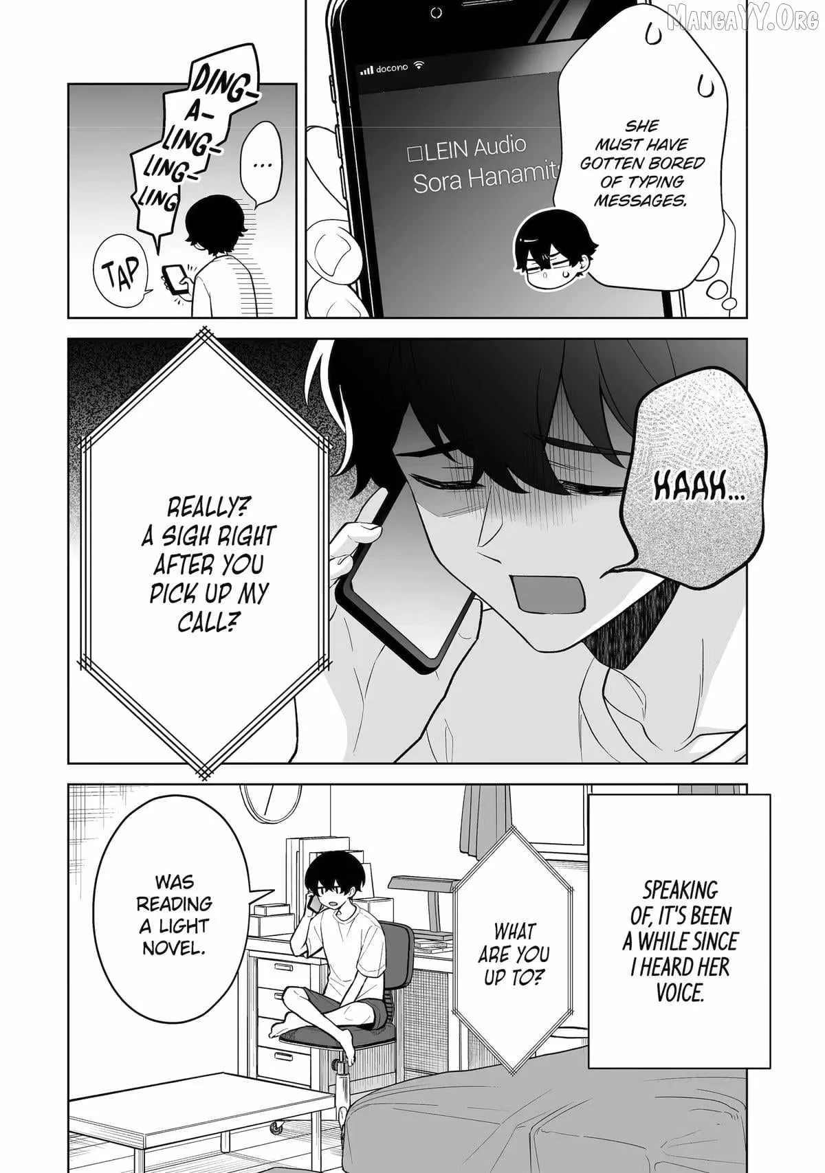 Please Leave Me Alone (For Some Reason, She Wants to Change a Lone Wolf's Helpless High School Life.) Chapter 34 page 18