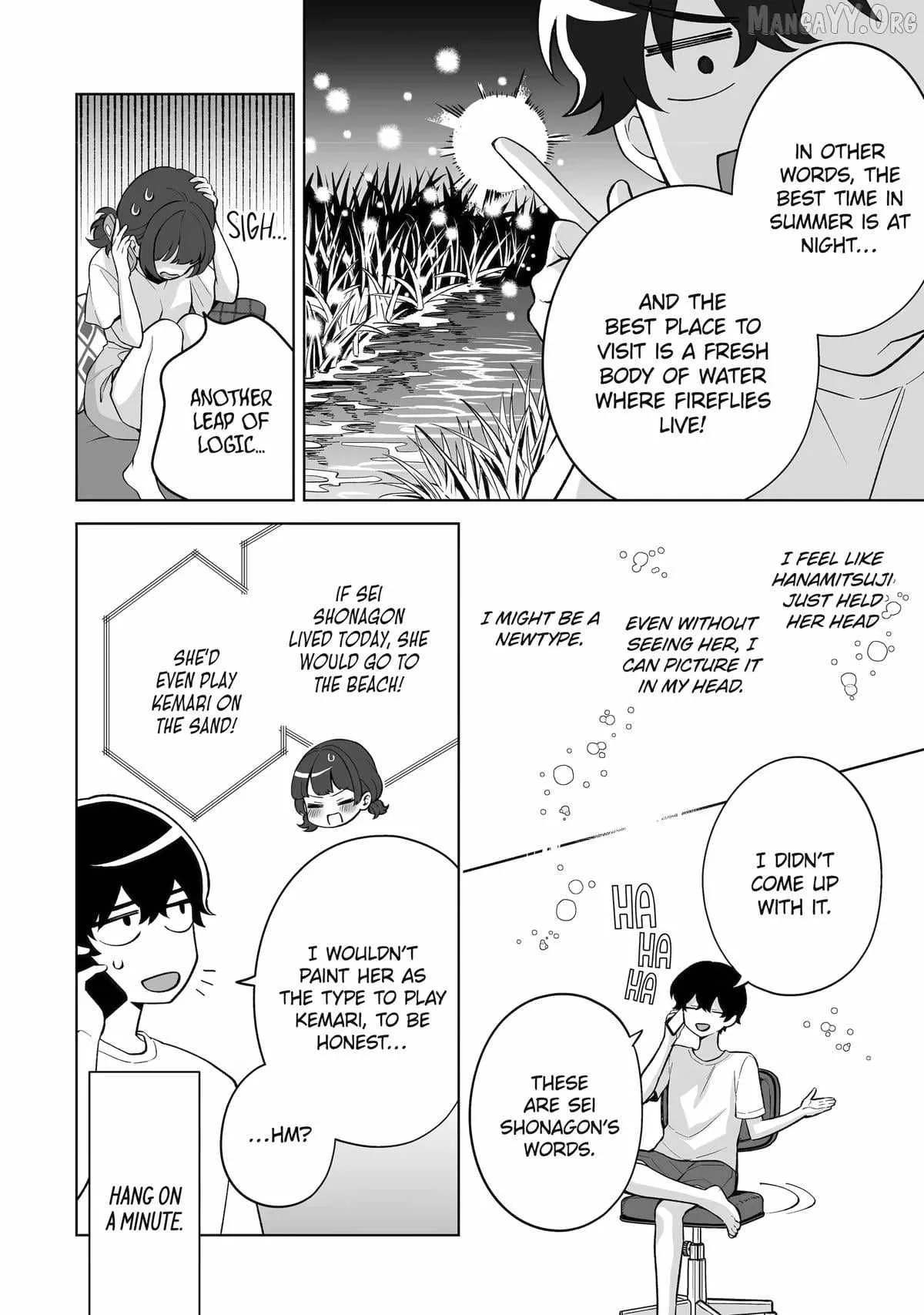 Please Leave Me Alone (For Some Reason, She Wants to Change a Lone Wolf's Helpless High School Life.) Chapter 34 page 22