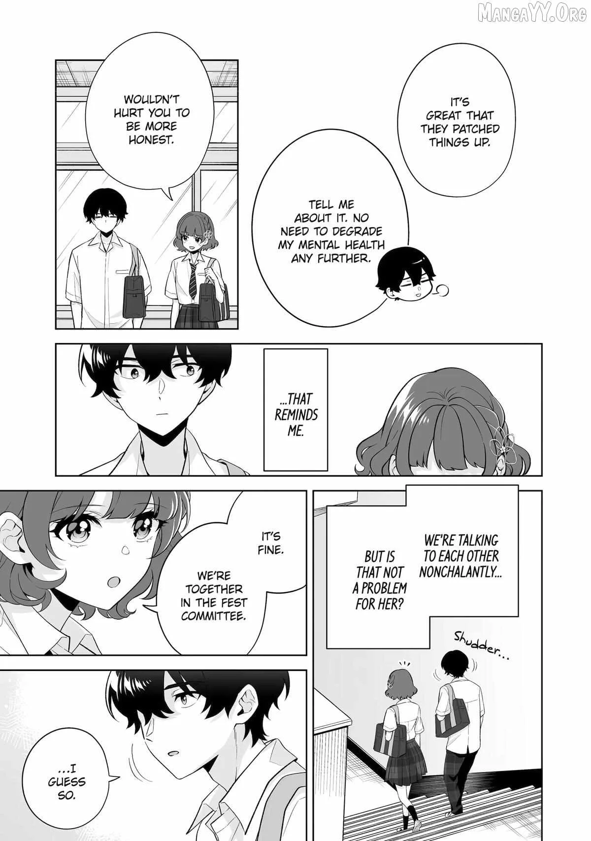Please Leave Me Alone (For Some Reason, She Wants to Change a Lone Wolf's Helpless High School Life.) Chapter 33 page 19
