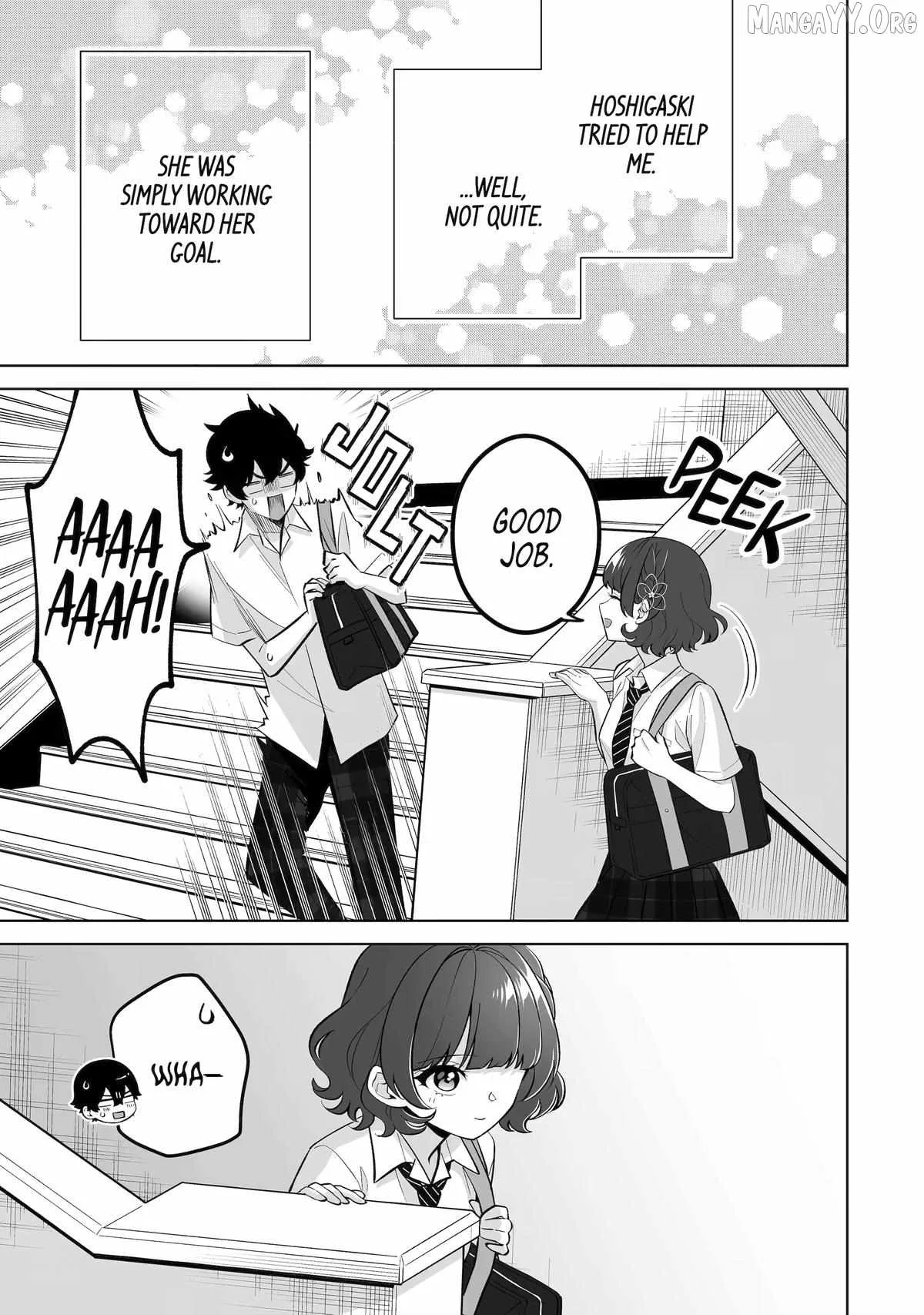 Please Leave Me Alone (For Some Reason, She Wants to Change a Lone Wolf's Helpless High School Life.) Chapter 33 page 17