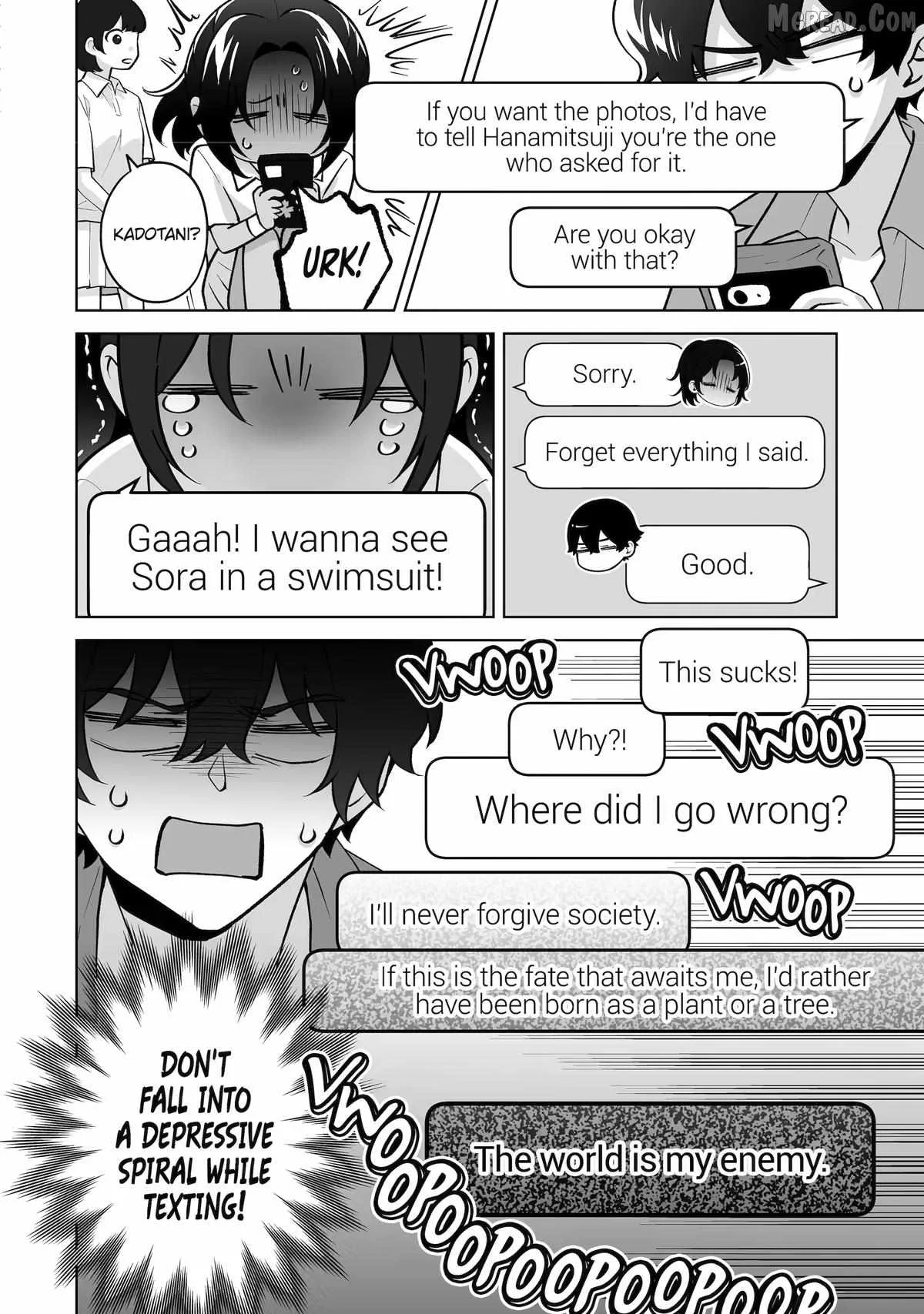 Please Leave Me Alone (For Some Reason, She Wants to Change a Lone Wolf's Helpless High School Life.) Chapter 36 page 16