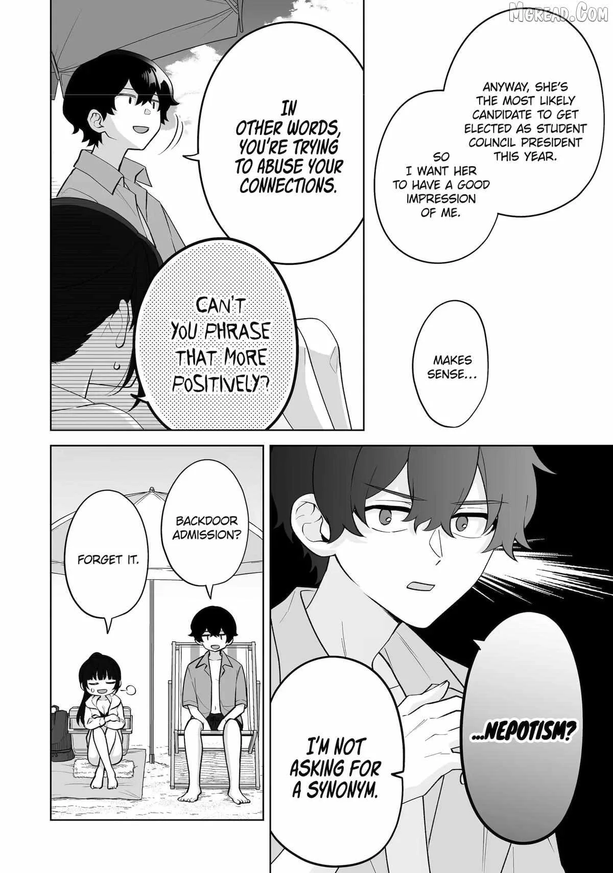 Please Leave Me Alone (For Some Reason, She Wants to Change a Lone Wolf's Helpless High School Life.) Chapter 36 page 24