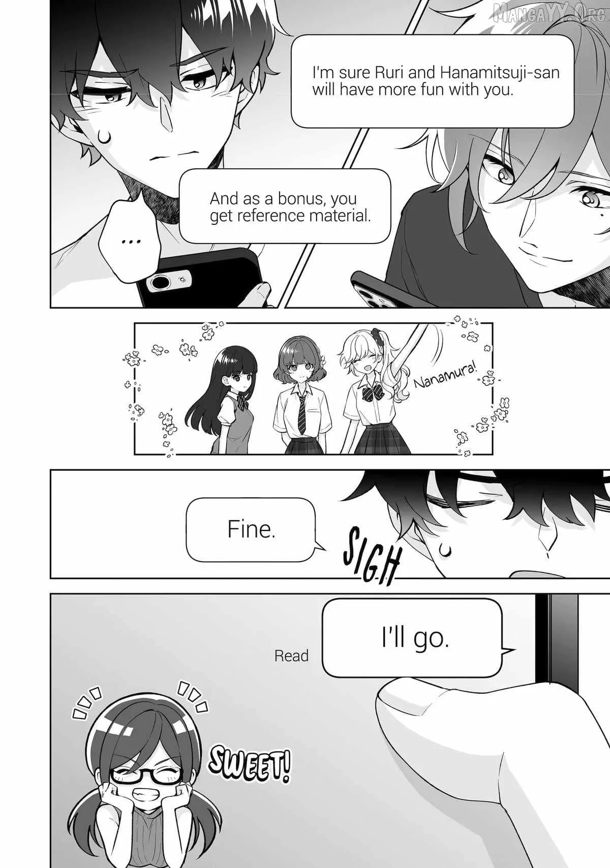 Please Leave Me Alone (For Some Reason, She Wants to Change a Lone Wolf's Helpless High School Life.) Chapter 34 page 32
