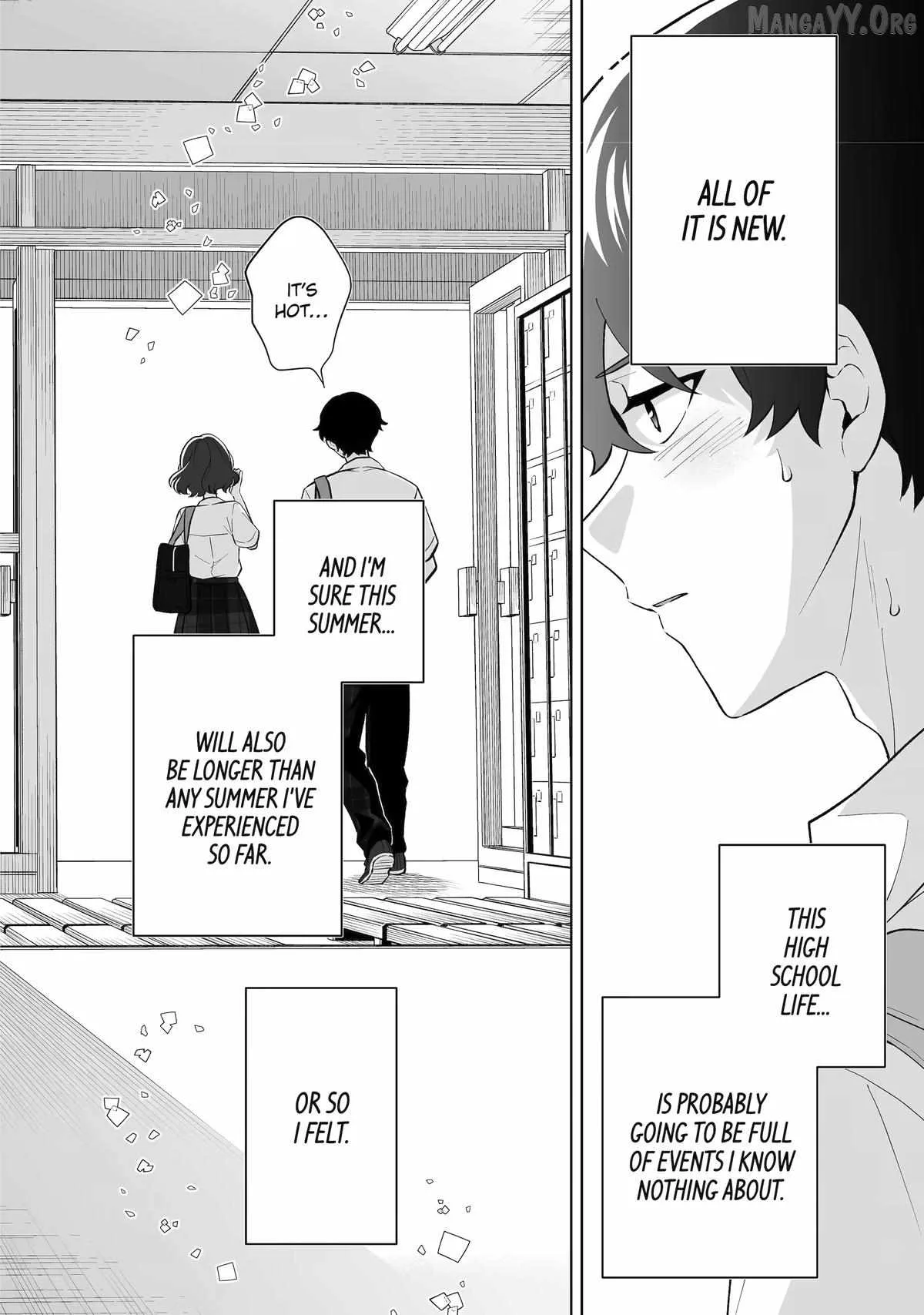 Please Leave Me Alone (For Some Reason, She Wants to Change a Lone Wolf's Helpless High School Life.) Chapter 33 page 28