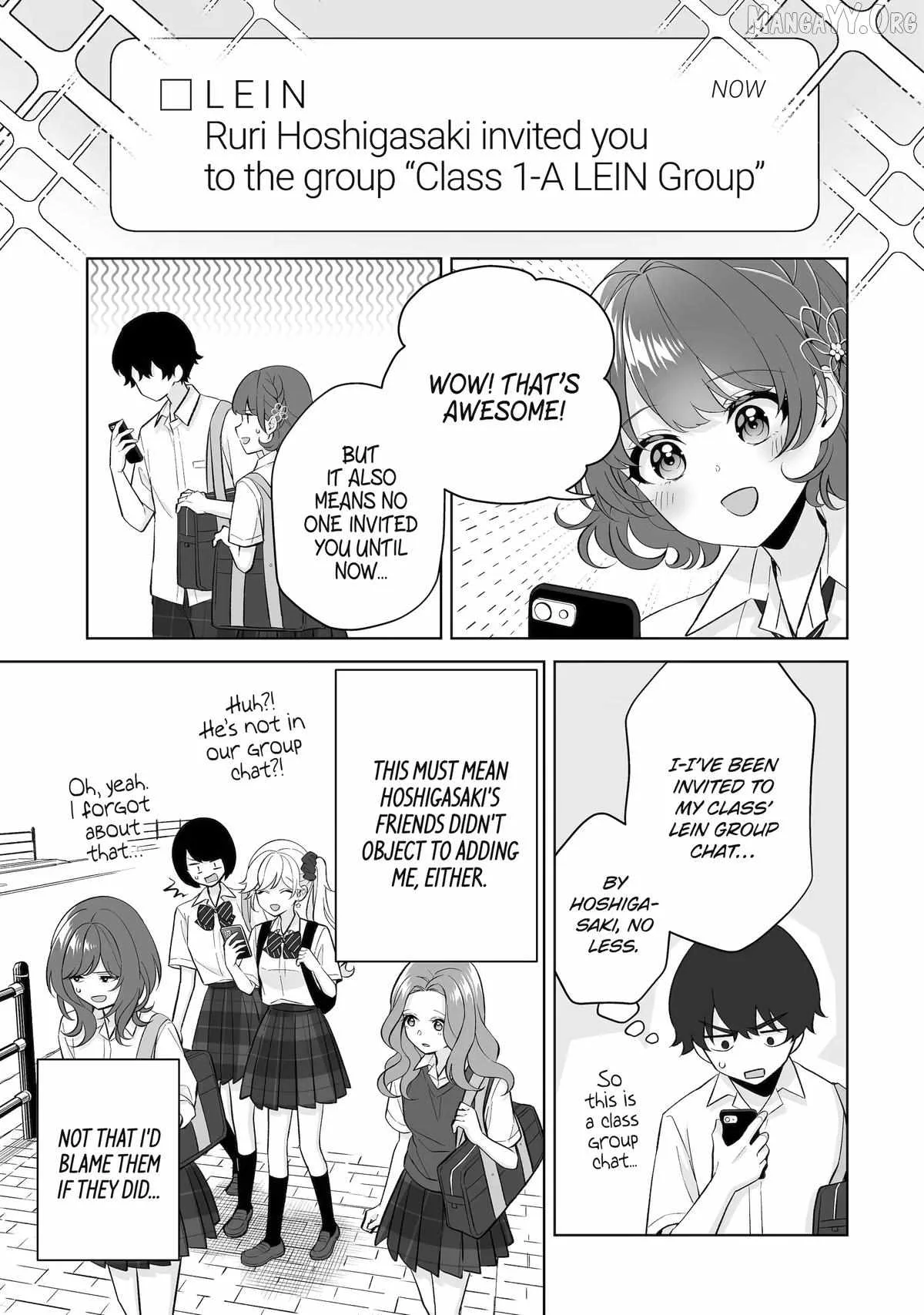 Please Leave Me Alone (For Some Reason, She Wants to Change a Lone Wolf's Helpless High School Life.) Chapter 33 page 21