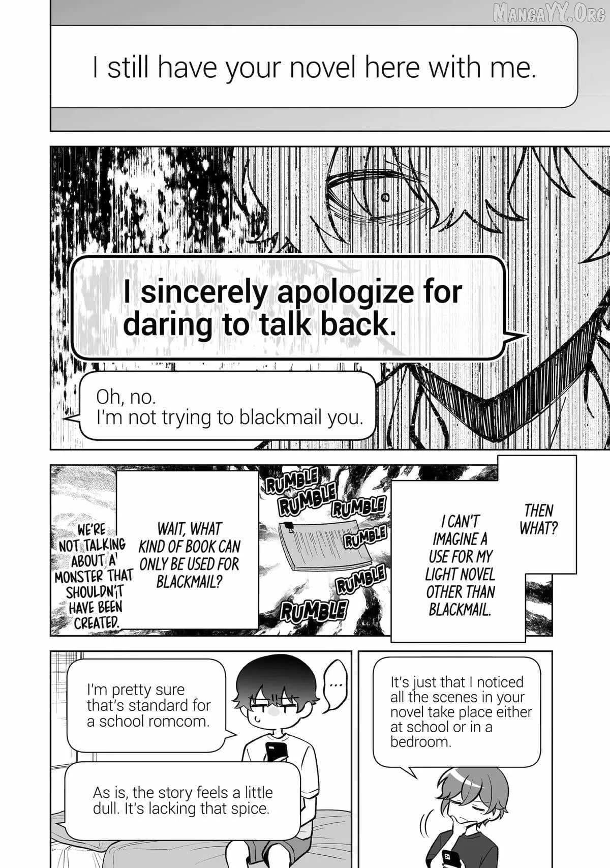 Please Leave Me Alone (For Some Reason, She Wants to Change a Lone Wolf's Helpless High School Life.) Chapter 34 page 30