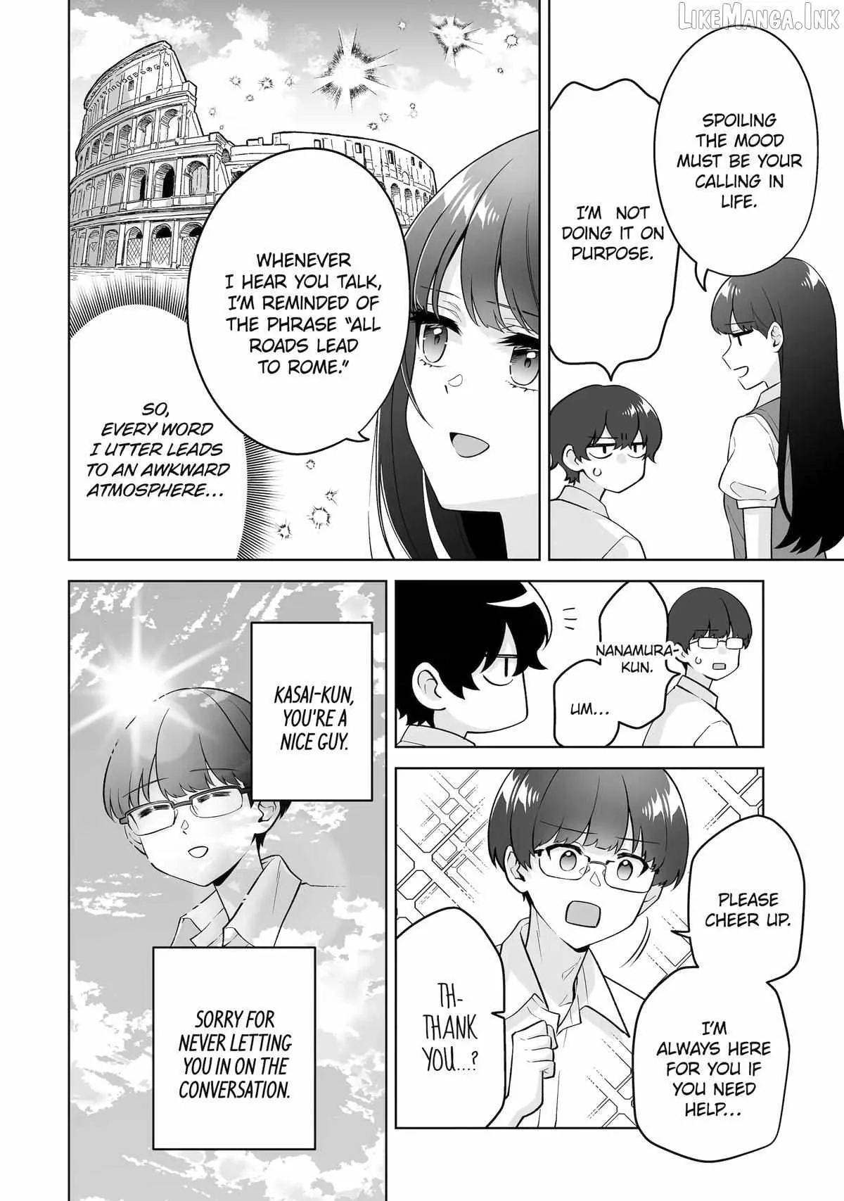 Please Leave Me Alone (For Some Reason, She Wants to Change a Lone Wolf's Helpless High School Life.) Chapter 37 page 30