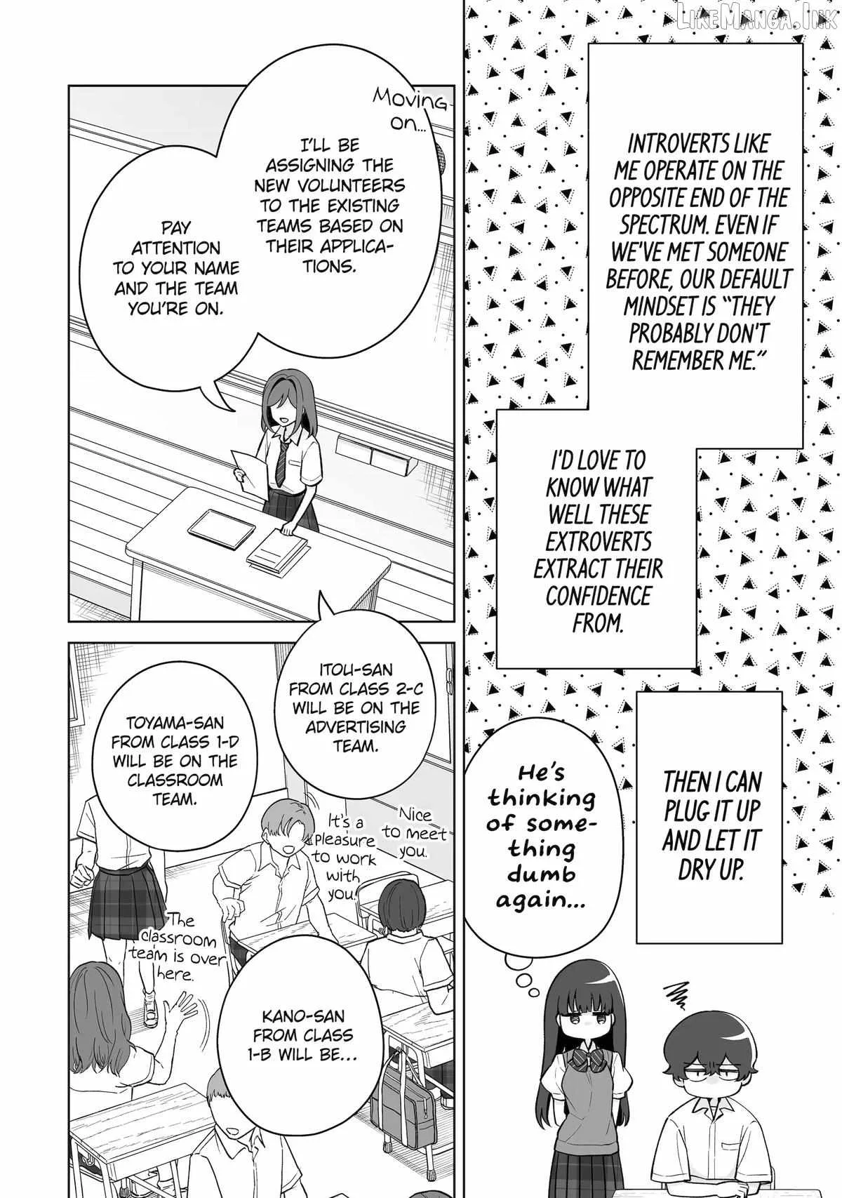 Please Leave Me Alone (For Some Reason, She Wants to Change a Lone Wolf's Helpless High School Life.) Chapter 38 page 4