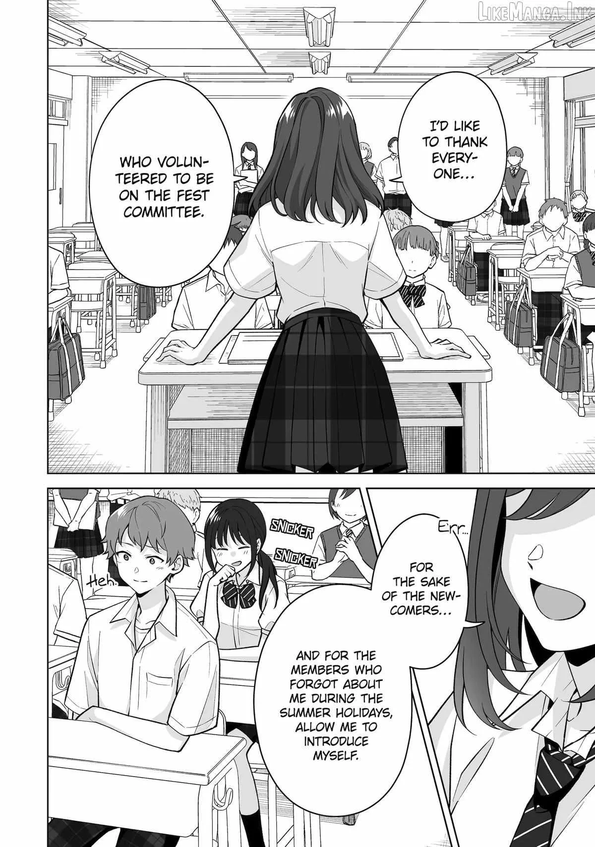 Please Leave Me Alone (For Some Reason, She Wants to Change a Lone Wolf's Helpless High School Life.) Chapter 38 page 2