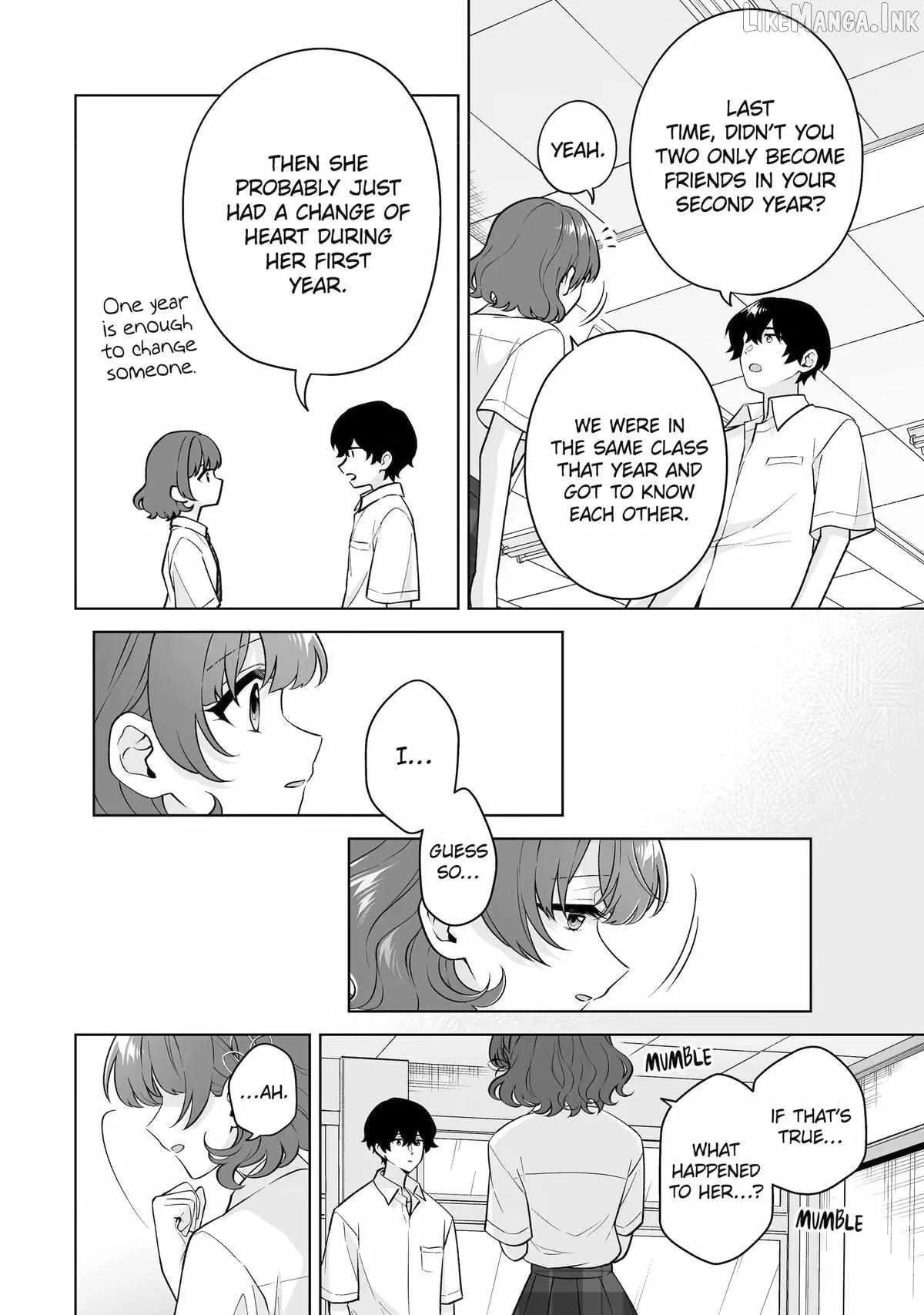 Please Leave Me Alone (For Some Reason, She Wants to Change a Lone Wolf's Helpless High School Life.) Chapter 38 page 14