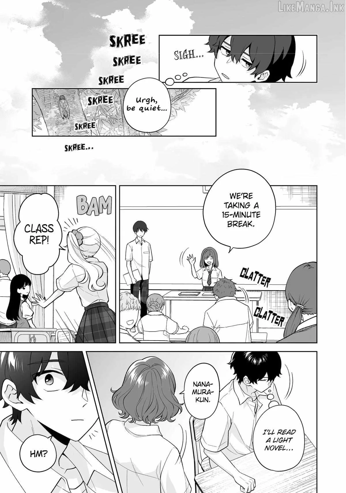 Please Leave Me Alone (For Some Reason, She Wants to Change a Lone Wolf's Helpless High School Life.) Chapter 38 page 9